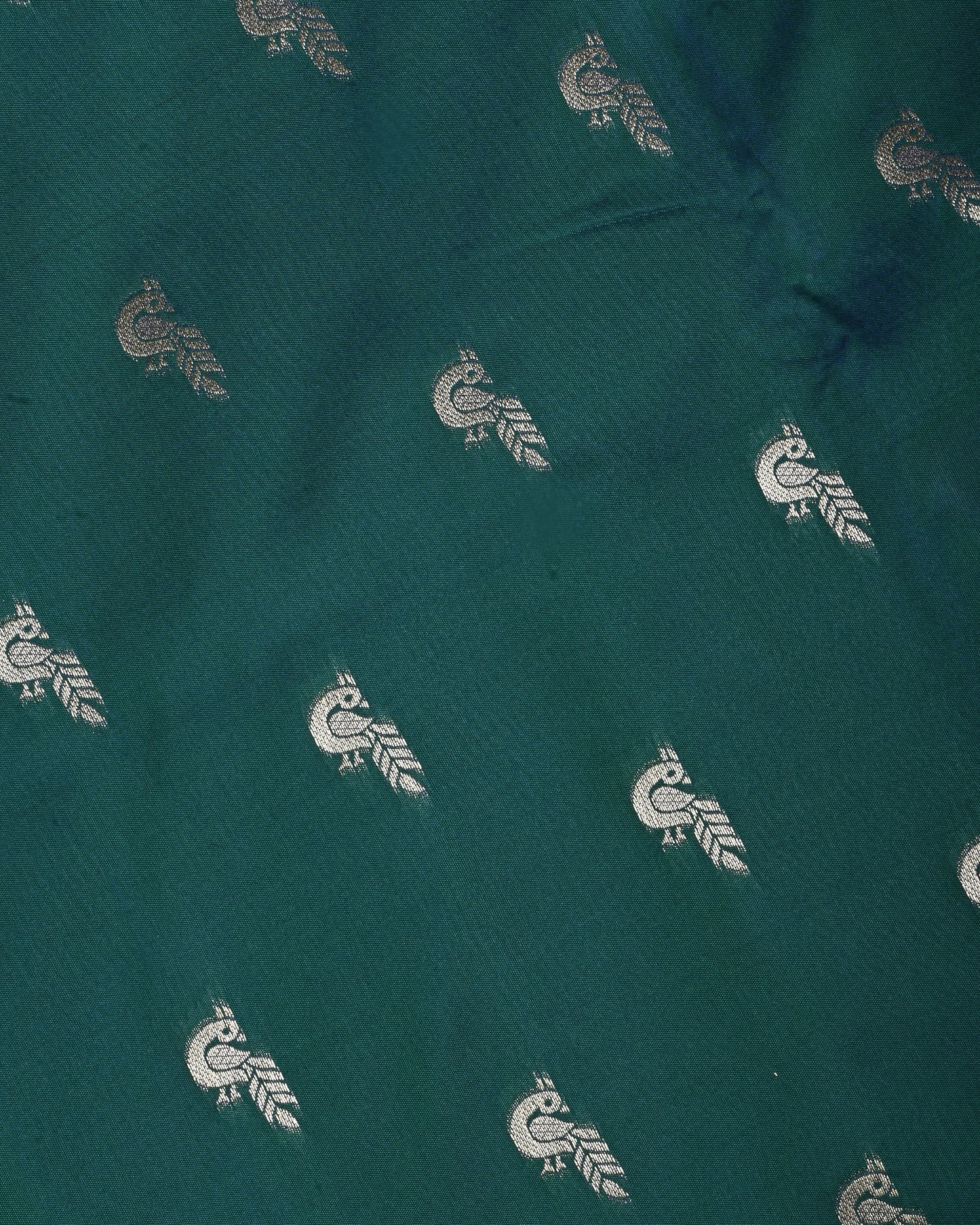 Ferozi Color Silk Saree