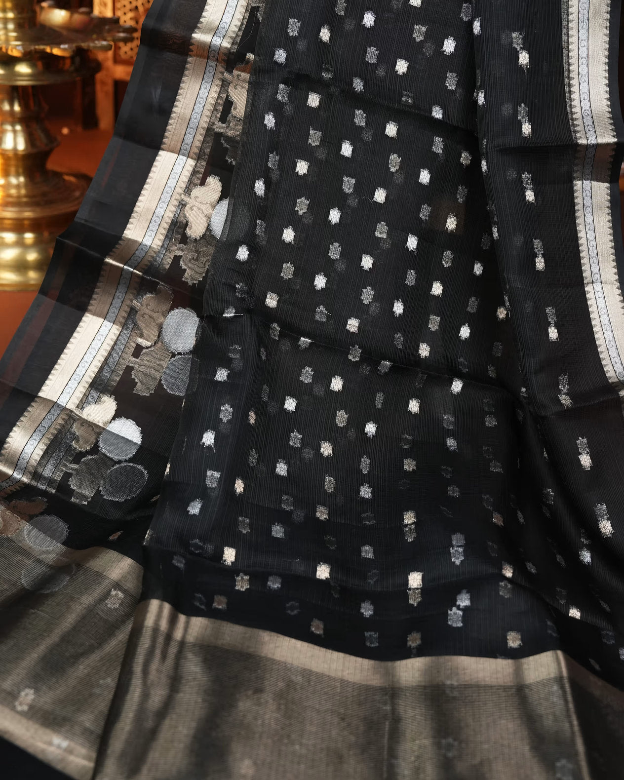 Earthy Color Silk Kota Saree