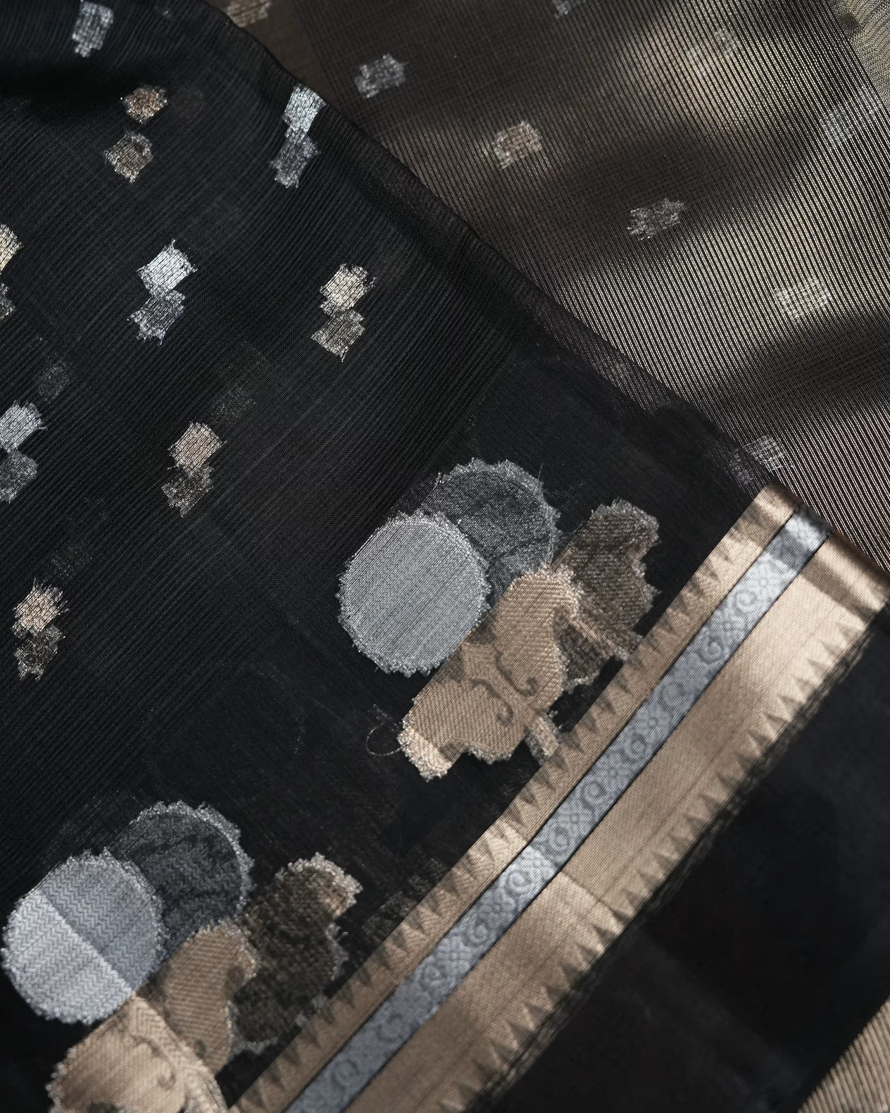 Earthy Color Silk Kota Saree