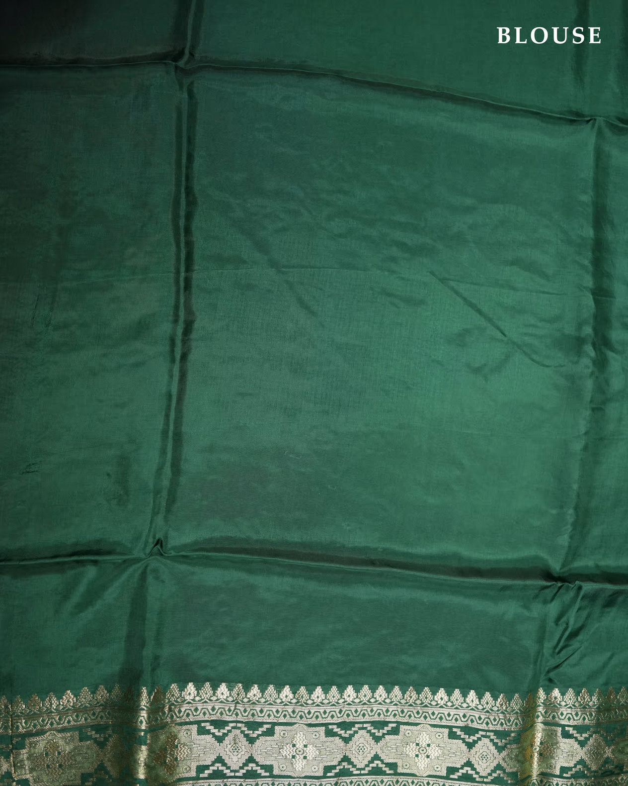 Bottle Green Color Silk Saree
