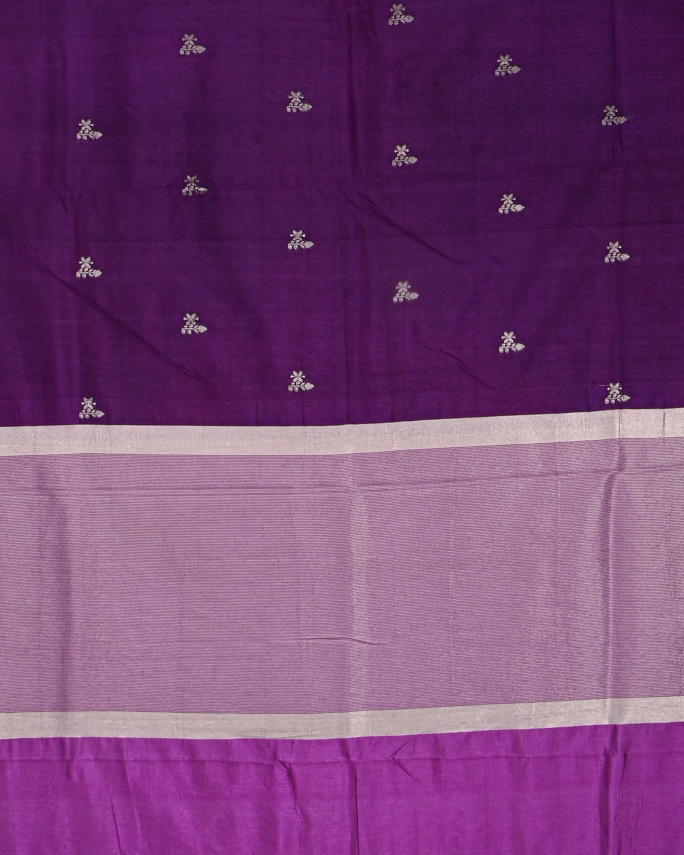 Purple color Silk Saree