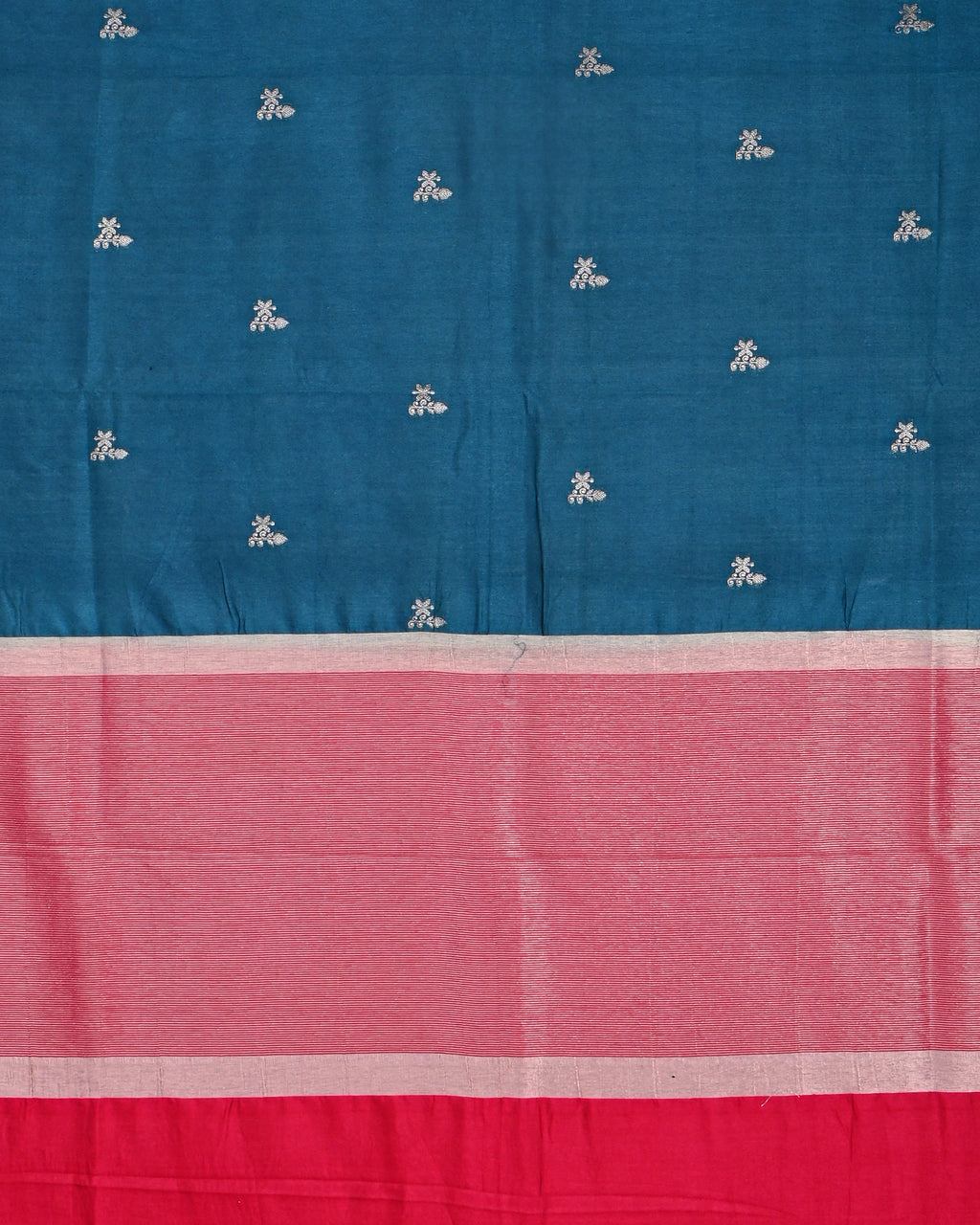 Navy Blue color Silk Saree