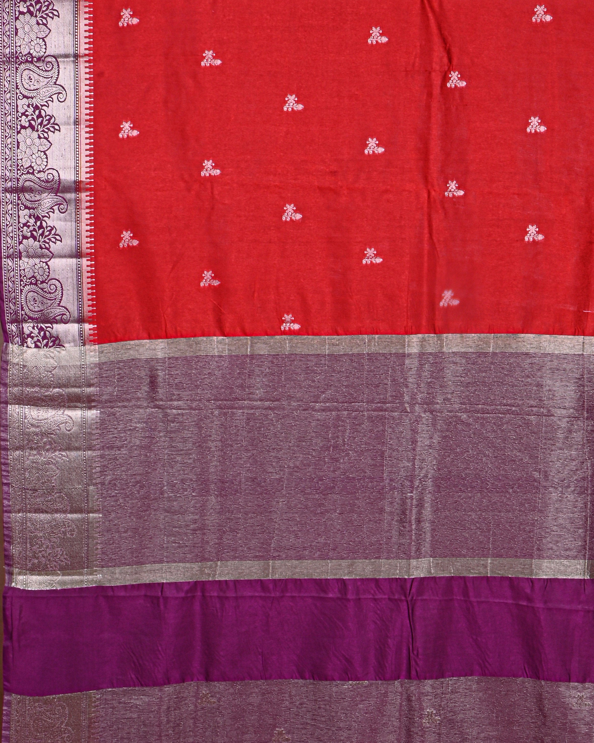 Red color Silk Saree