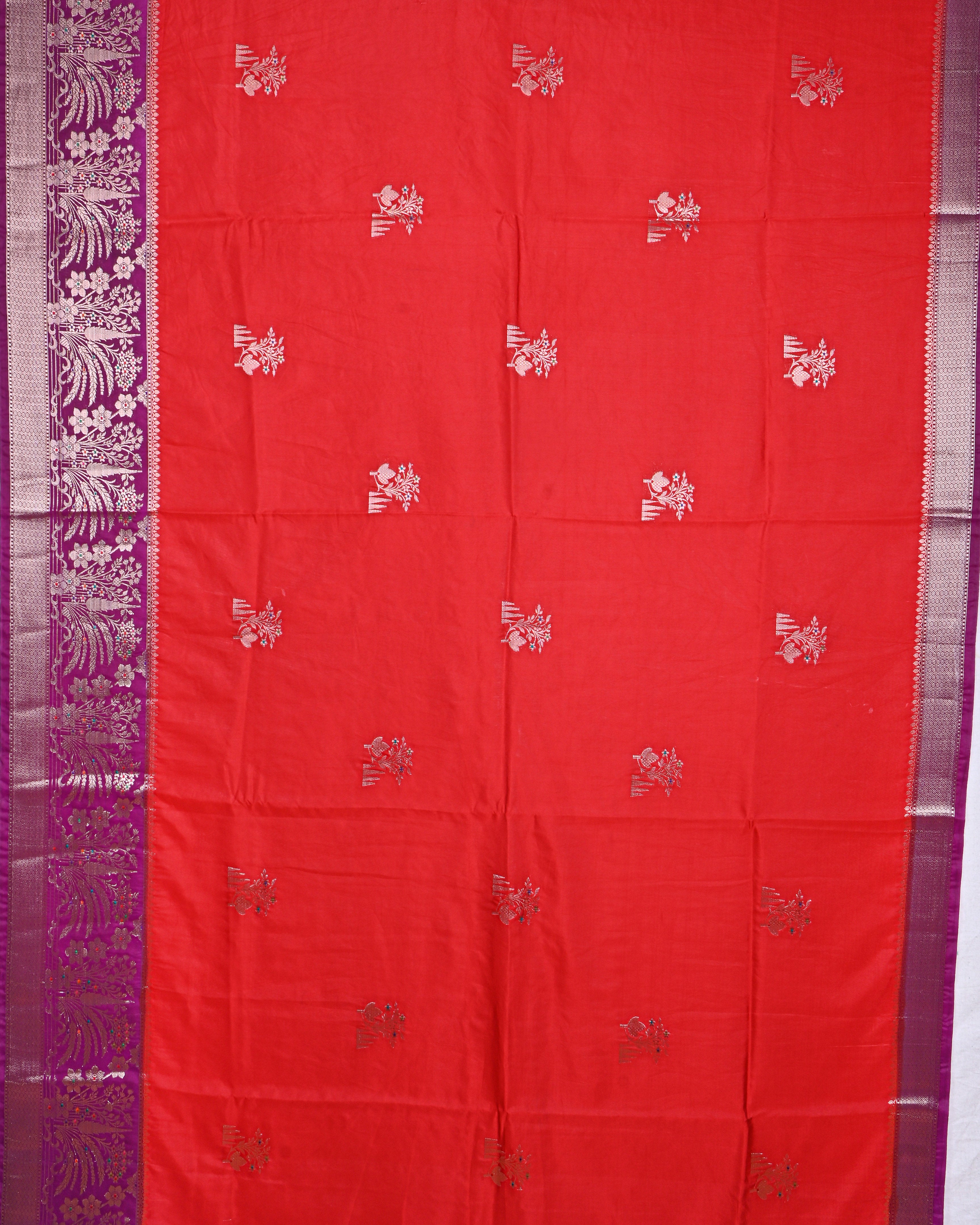 Red color Silk Saree