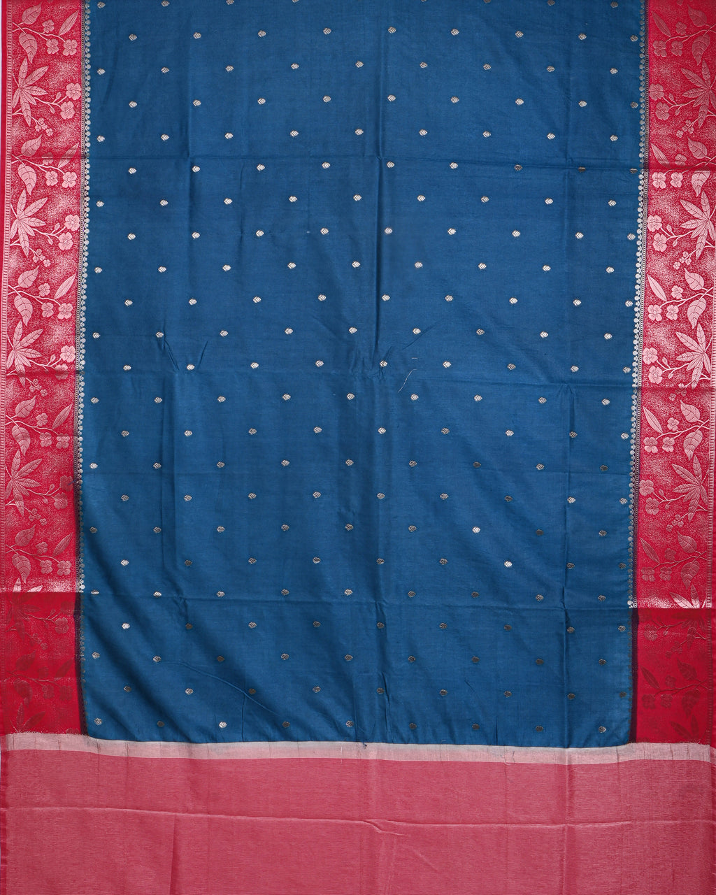 Navy Blue color Silk Saree