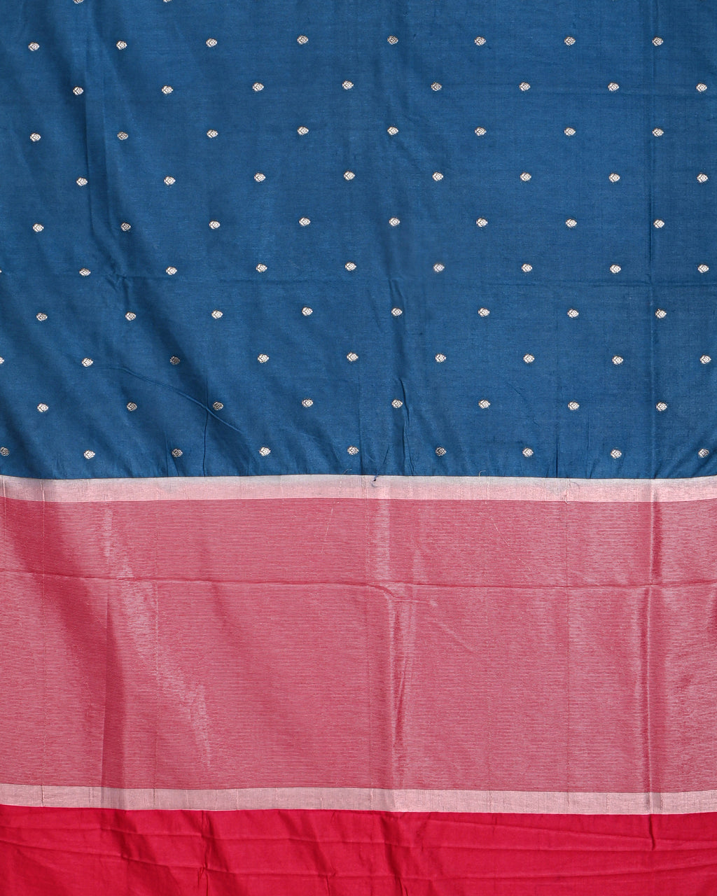 Navy Blue color Silk Saree