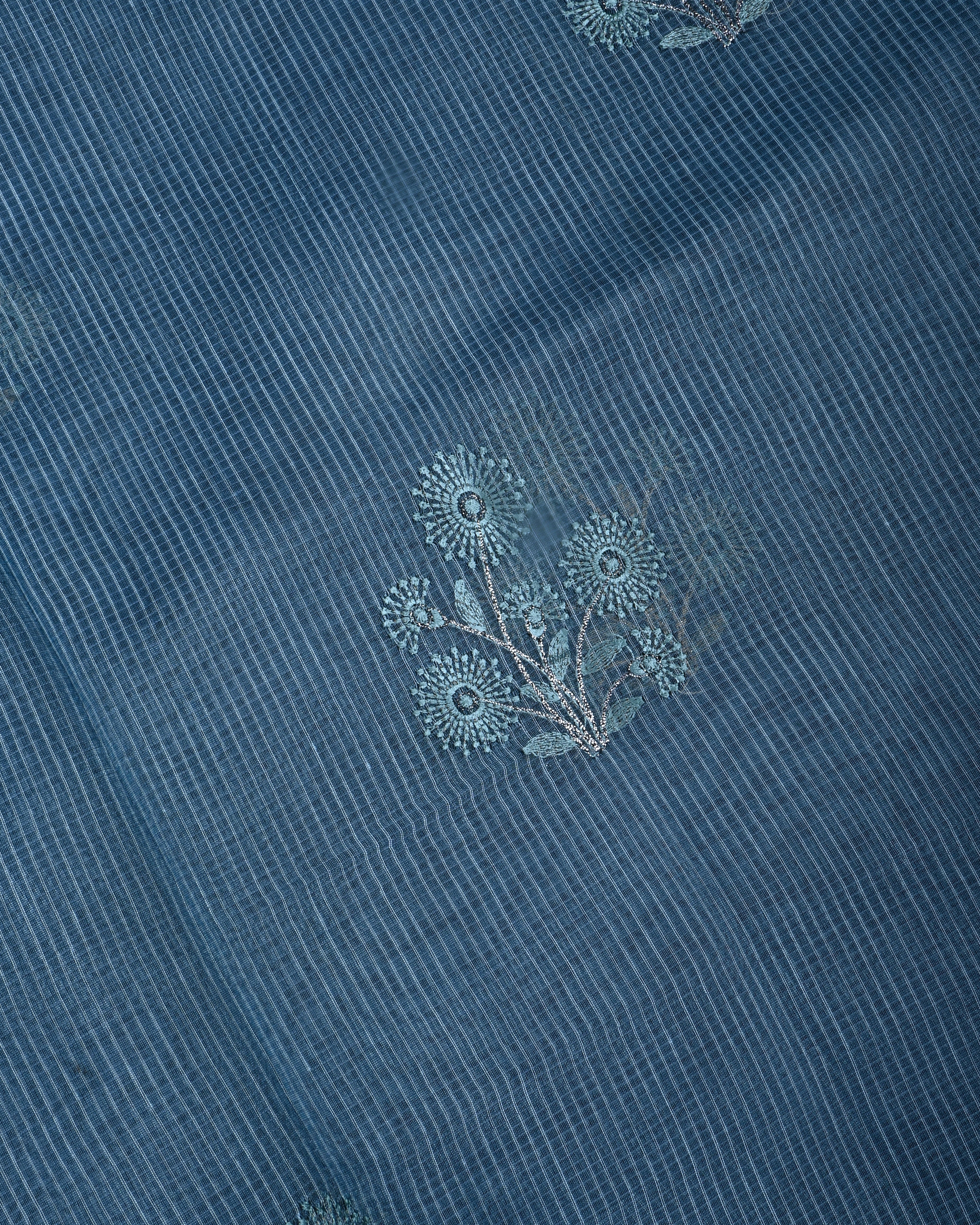 Ferozi Color Silk Kota Saree