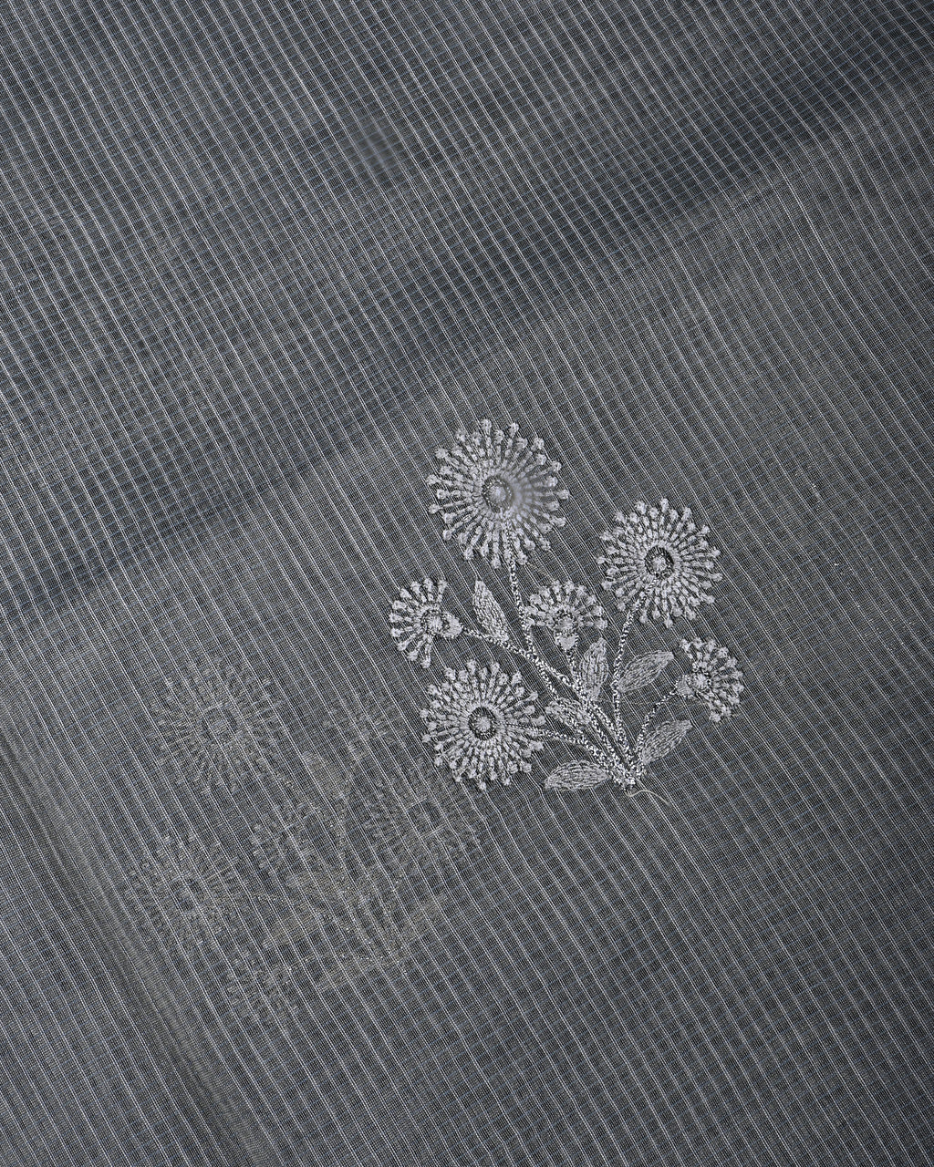 Grey Color Silk Kota Saree