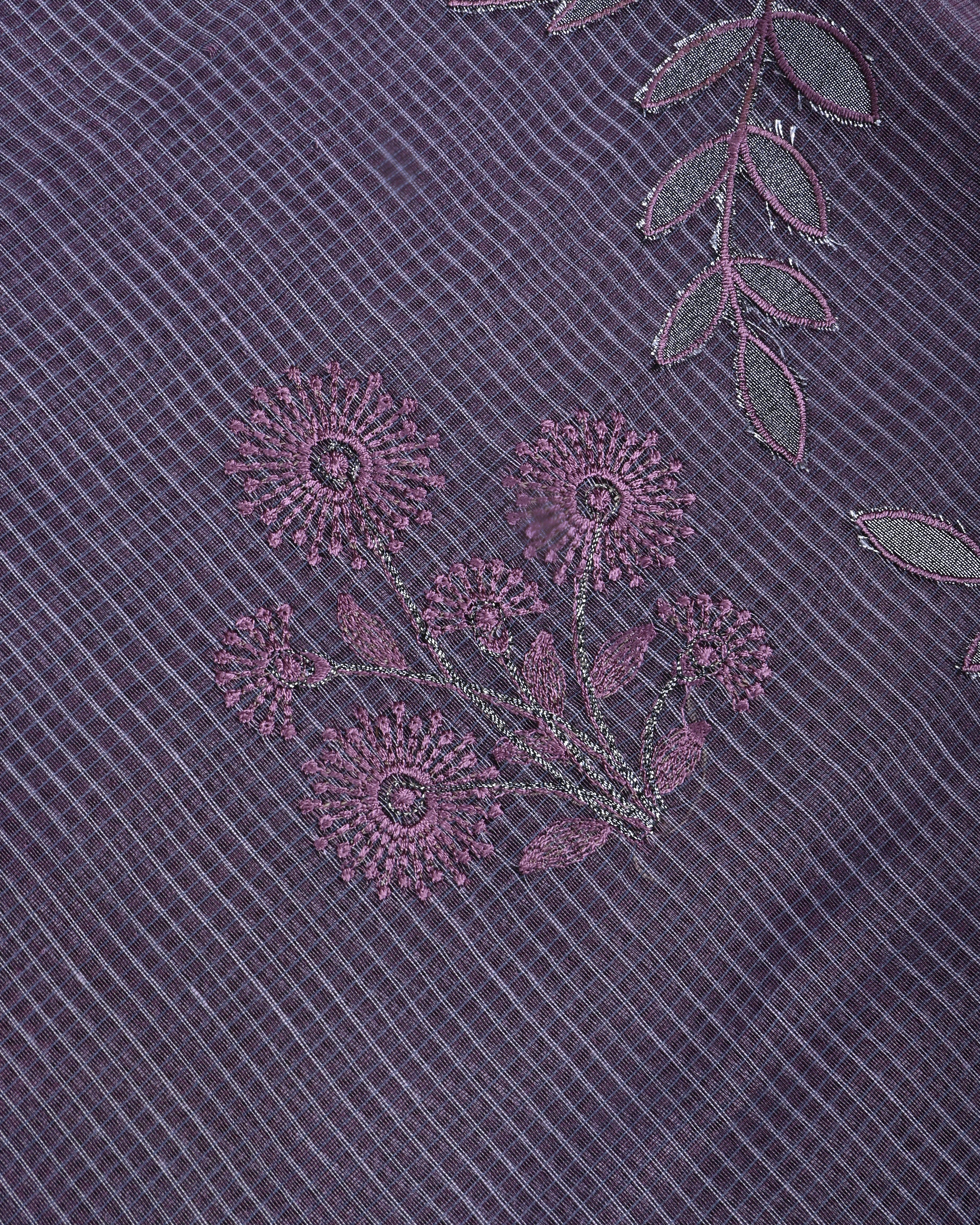 Purple Color Silk Kota Saree