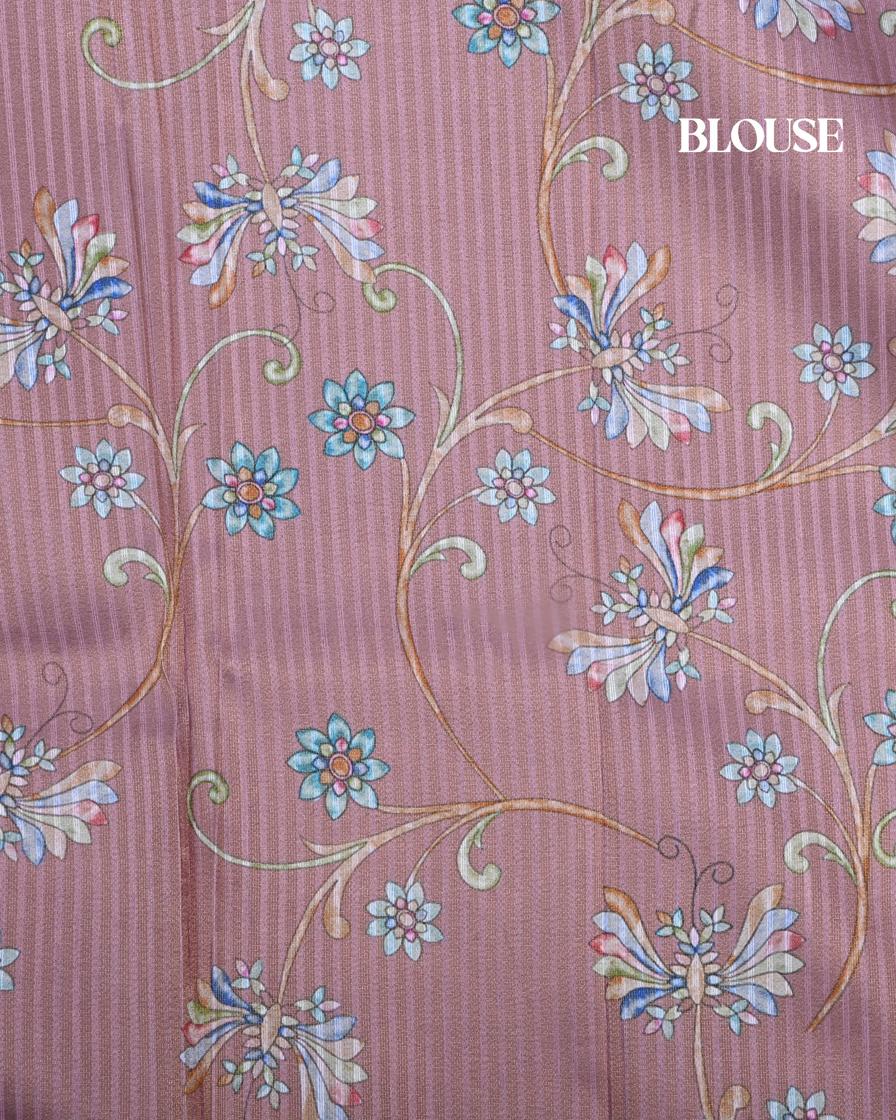 Pink Color Tissue Saree