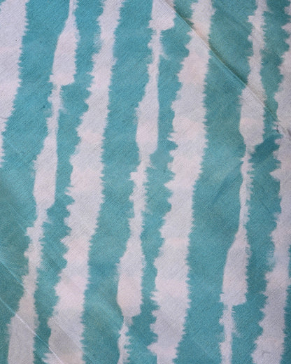 Ferozi Color Tissue Saree