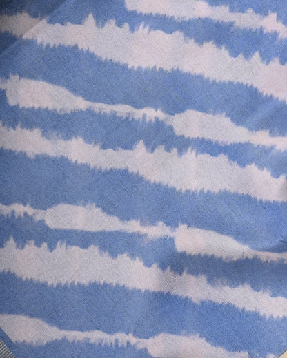 Ferozi Color Tissue Saree