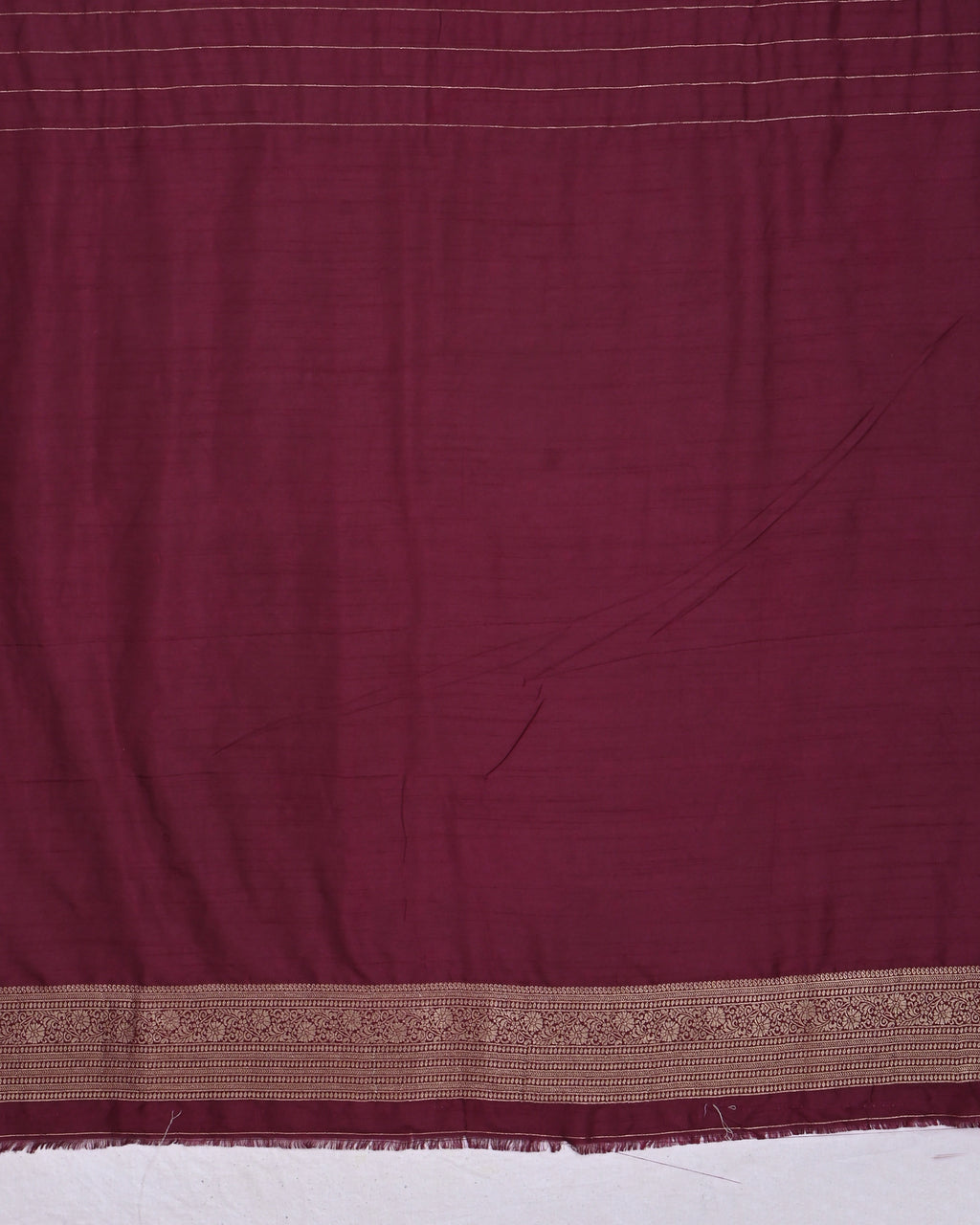 Purple color Silk Saree
