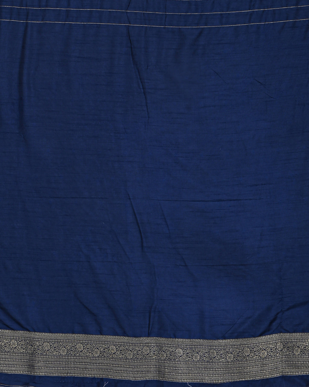 Navy Blue color Silk Saree