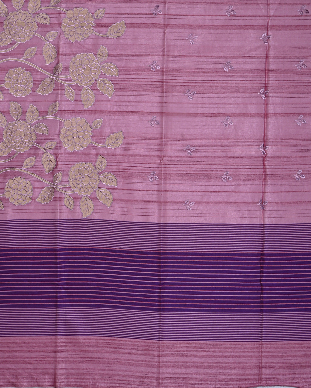 Pink color Silk Saree
