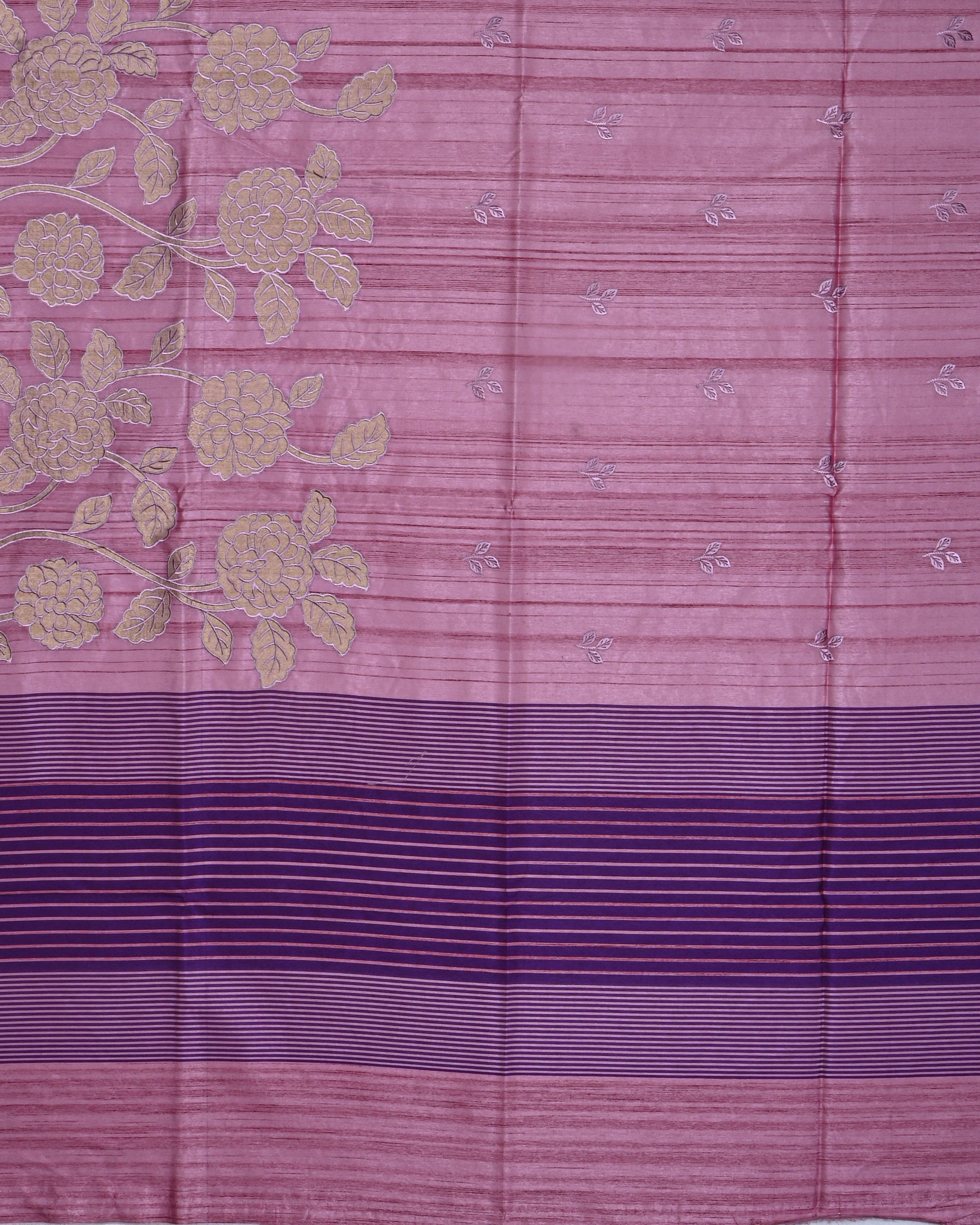 Pink color Silk Saree