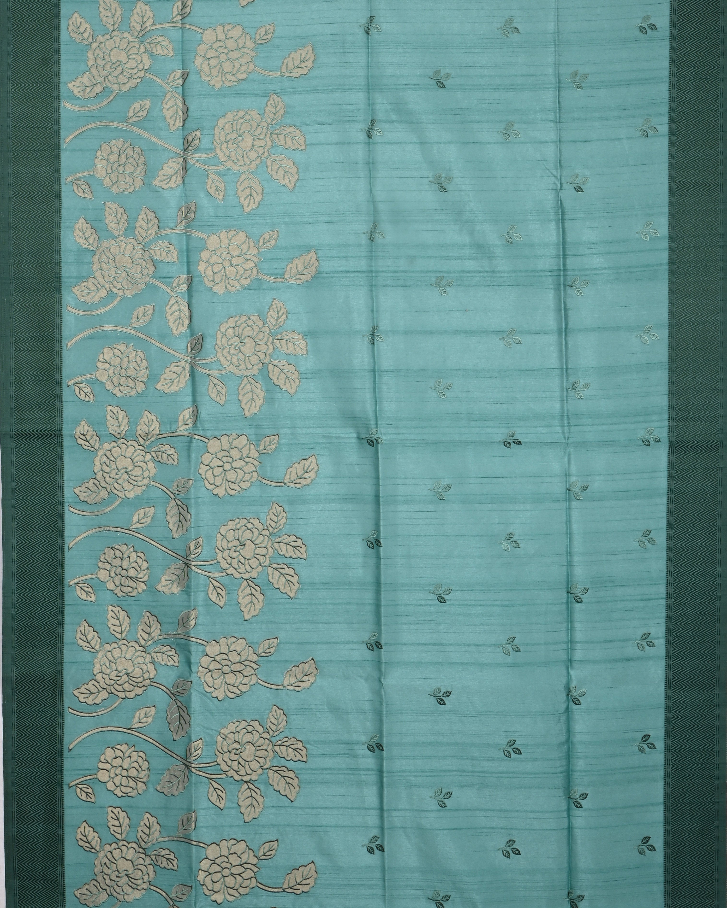 Blue color Silk Saree