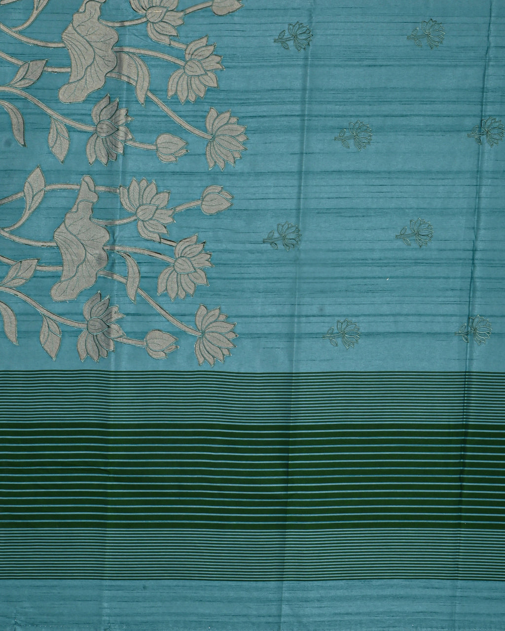 Blue color Silk Saree