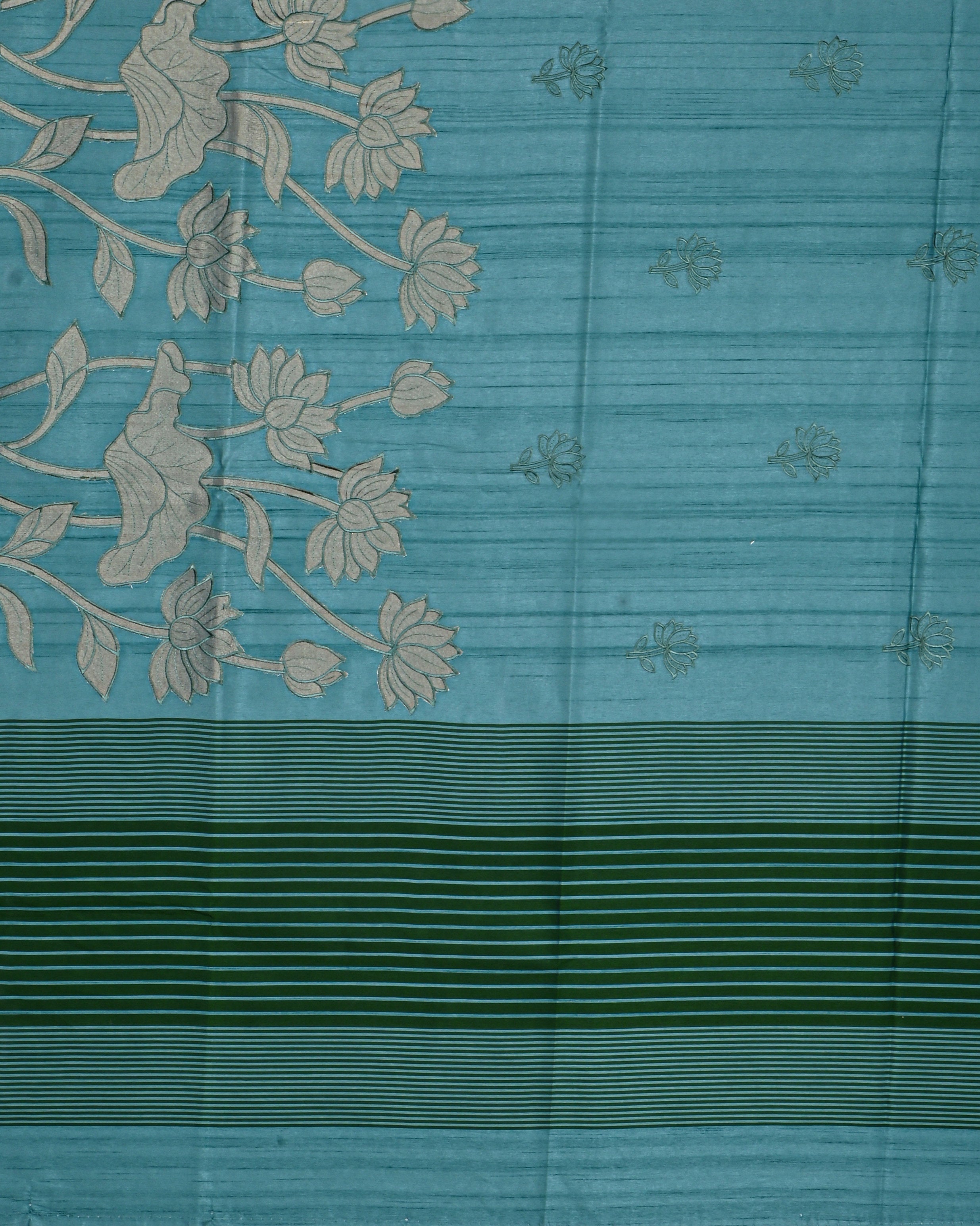 Blue color Silk Saree