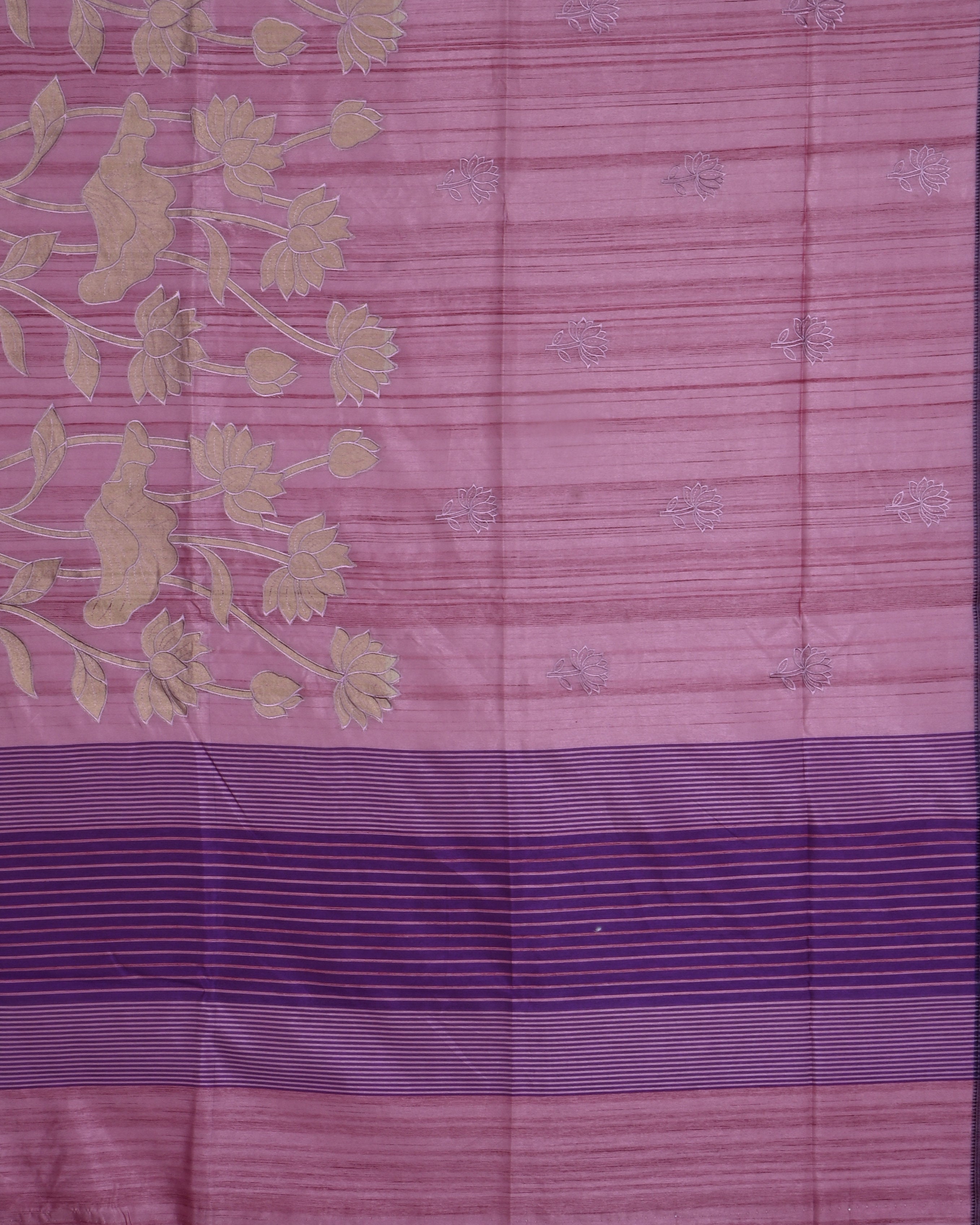 Pink color Silk Saree