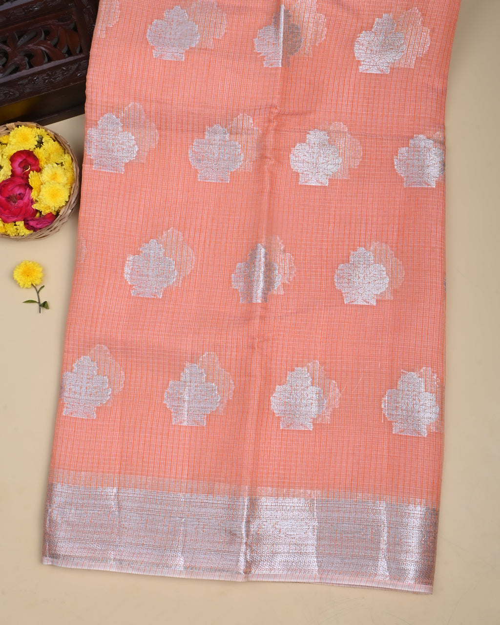 Pastel Color Kota Saree