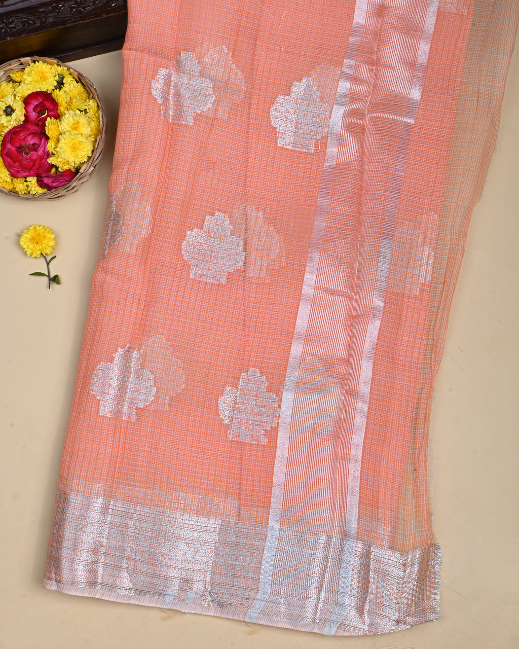 Pastel Color Kota Saree