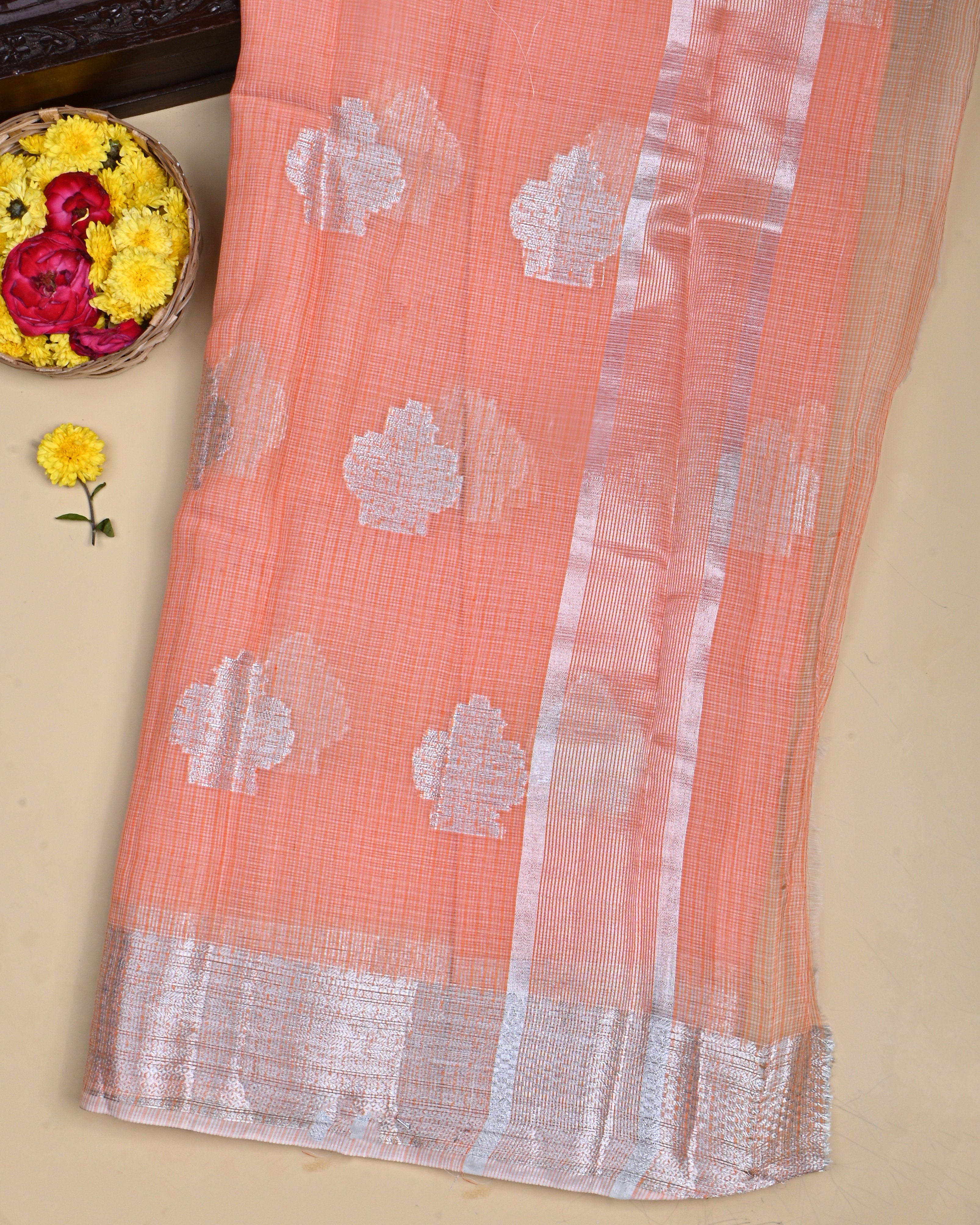 Pastel Color Kota Saree