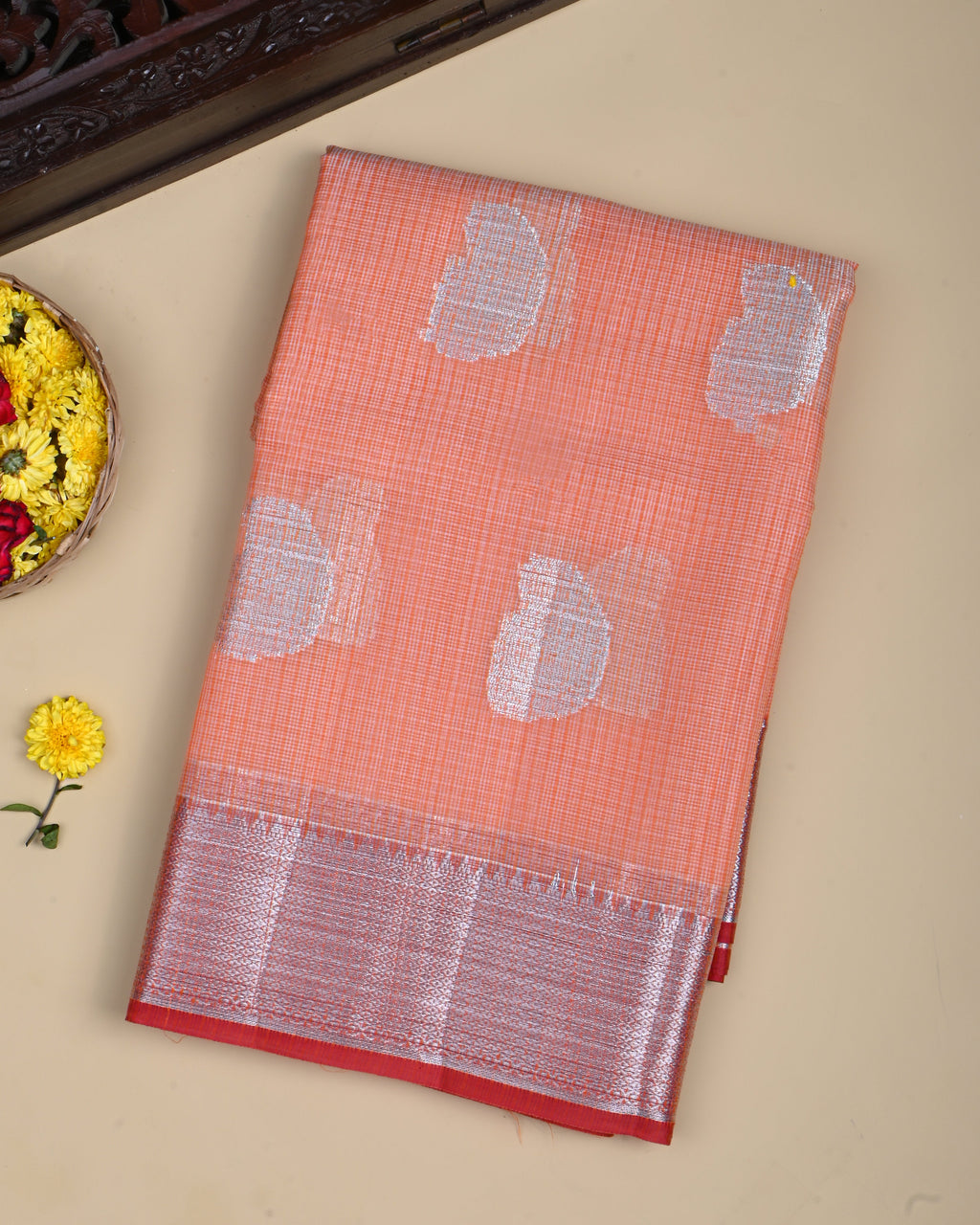 Pastel Color Kota Saree