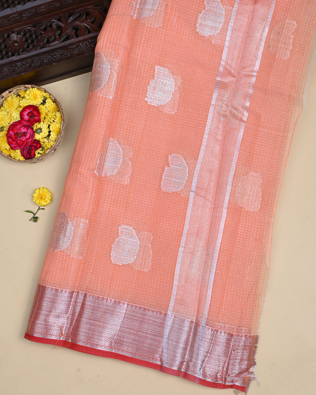 Pastel Color Kota Saree