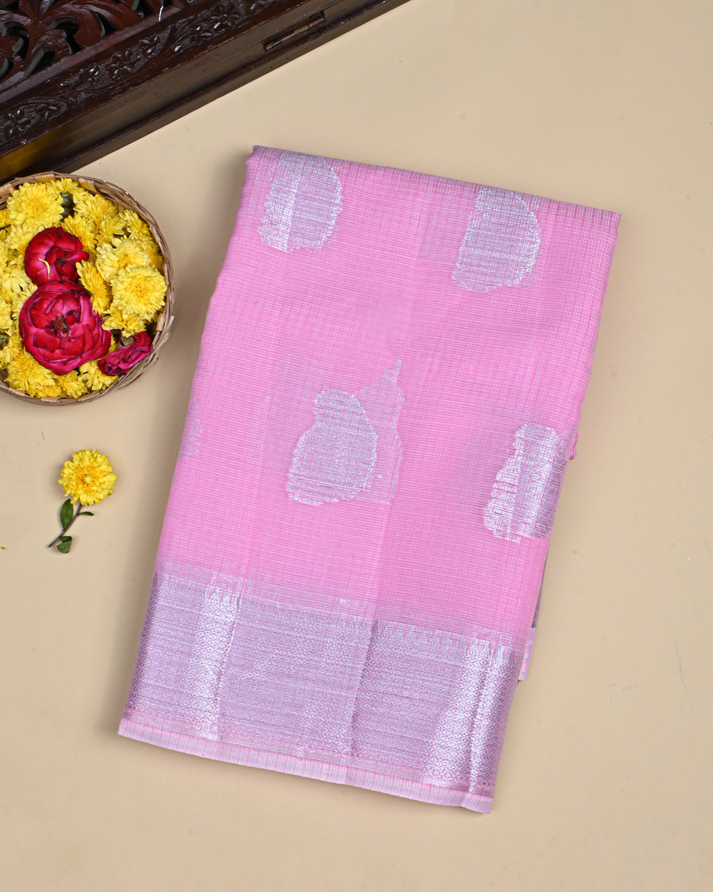 Pink Color Kota Saree
