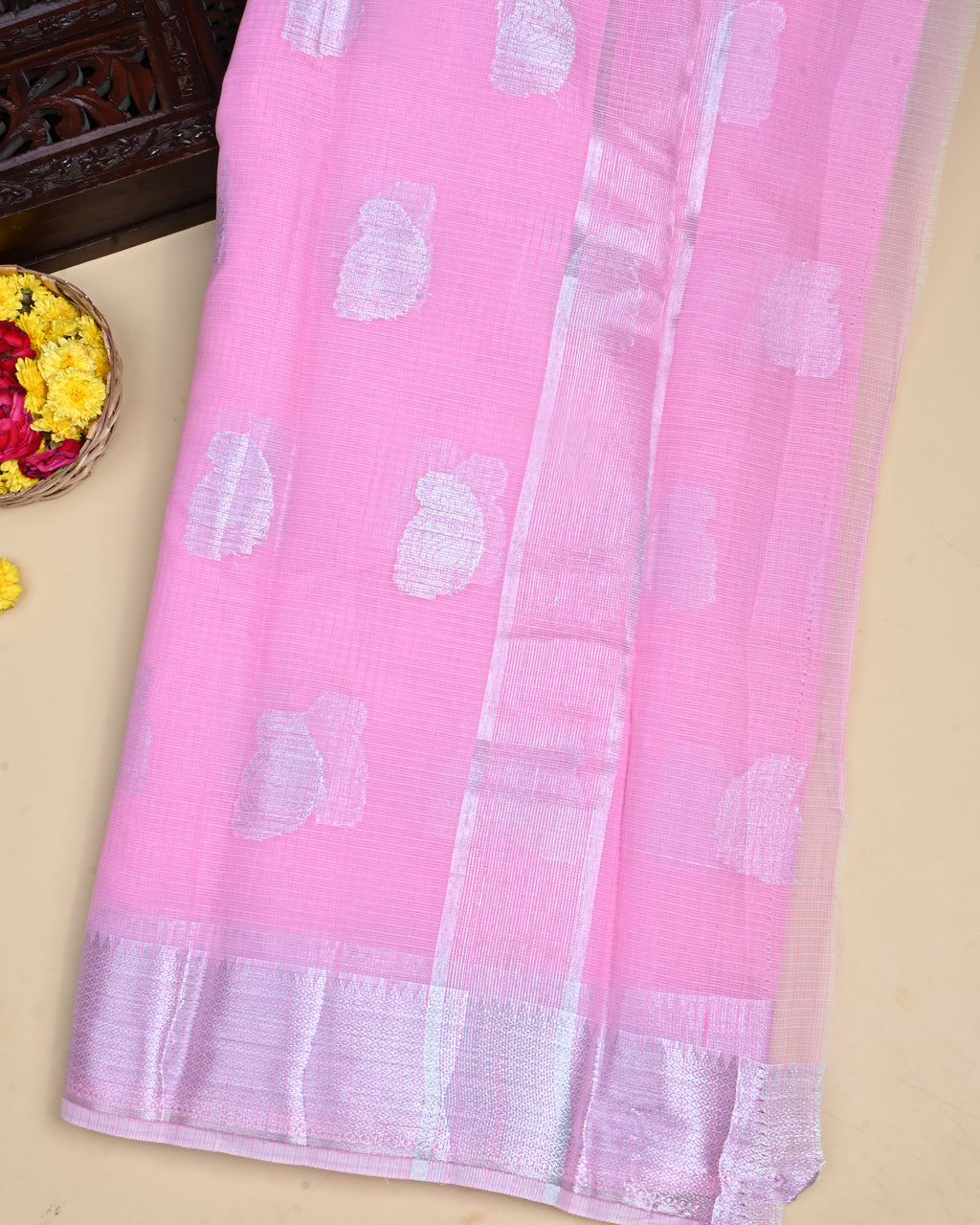 Pink Color Kota Saree