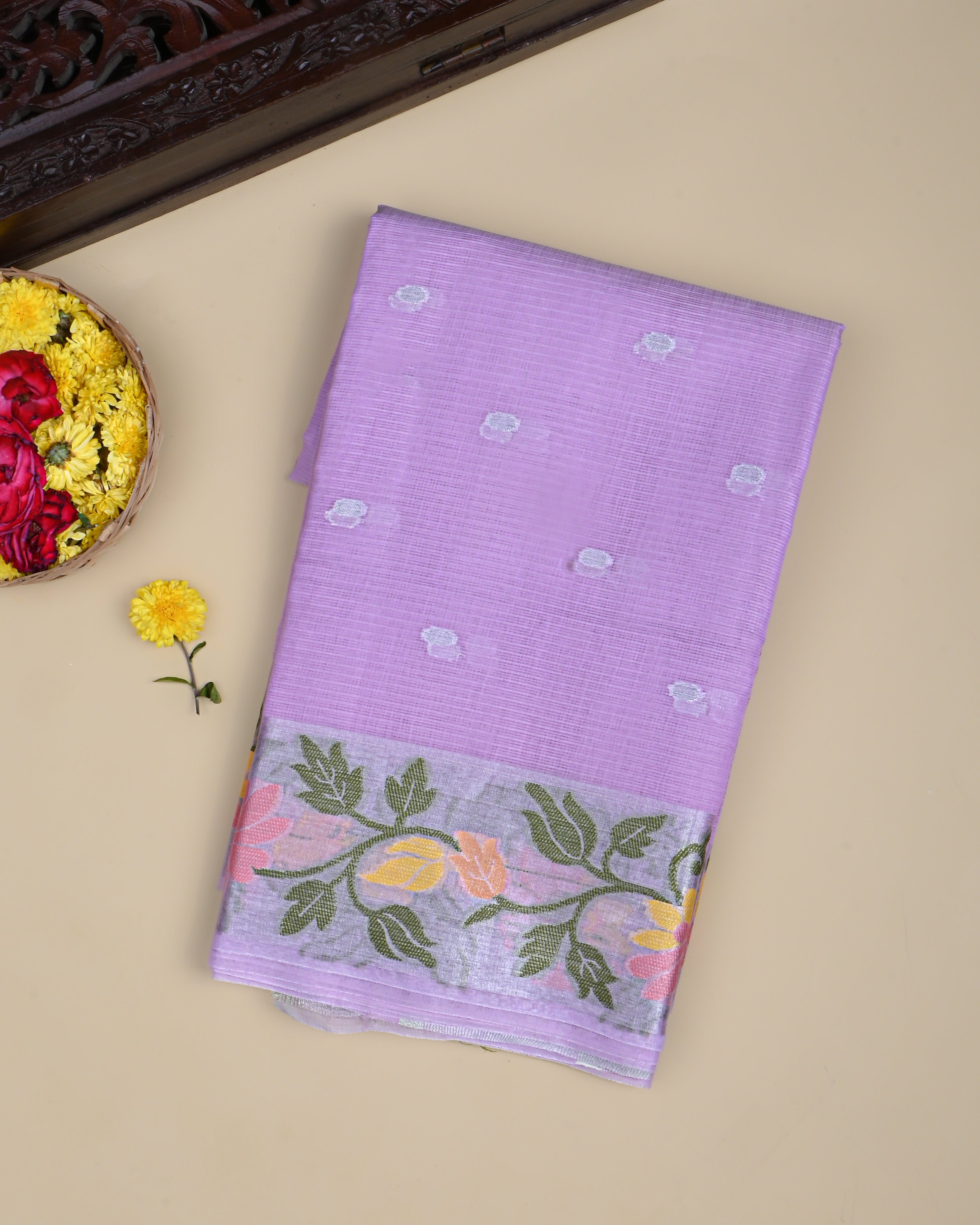 Pink Color Silk Saree