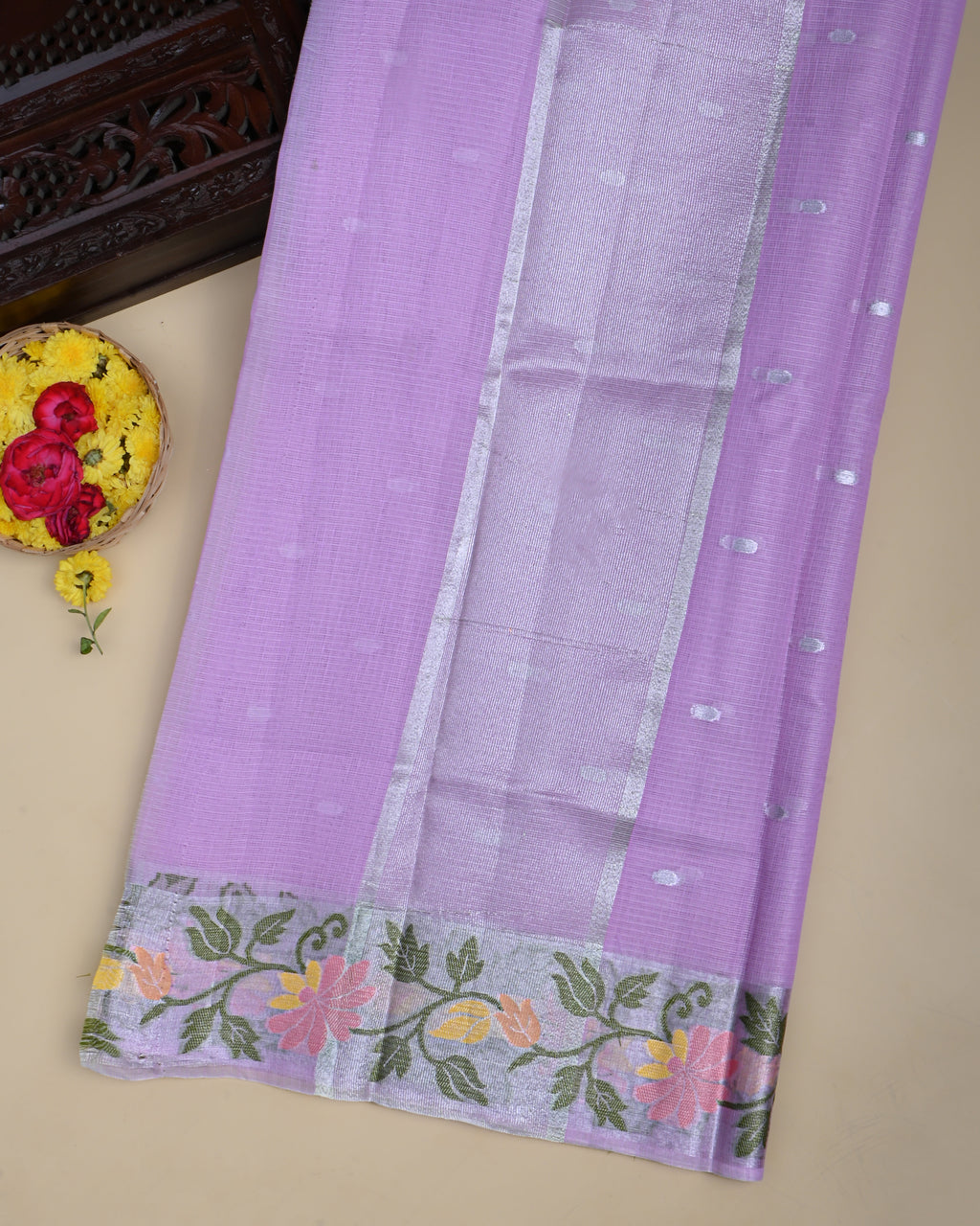 Pink Color Silk Saree