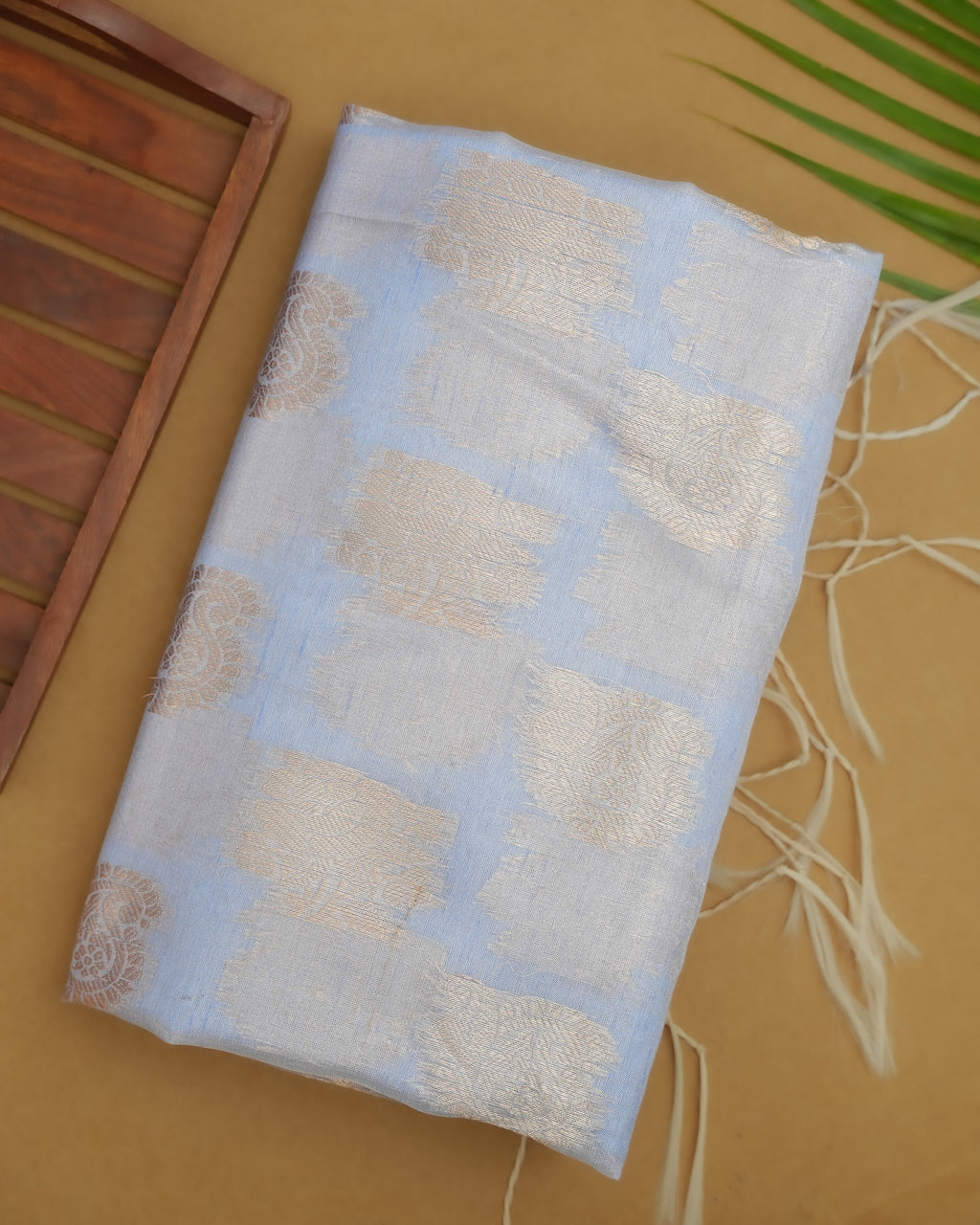 Grey color Silk Saree