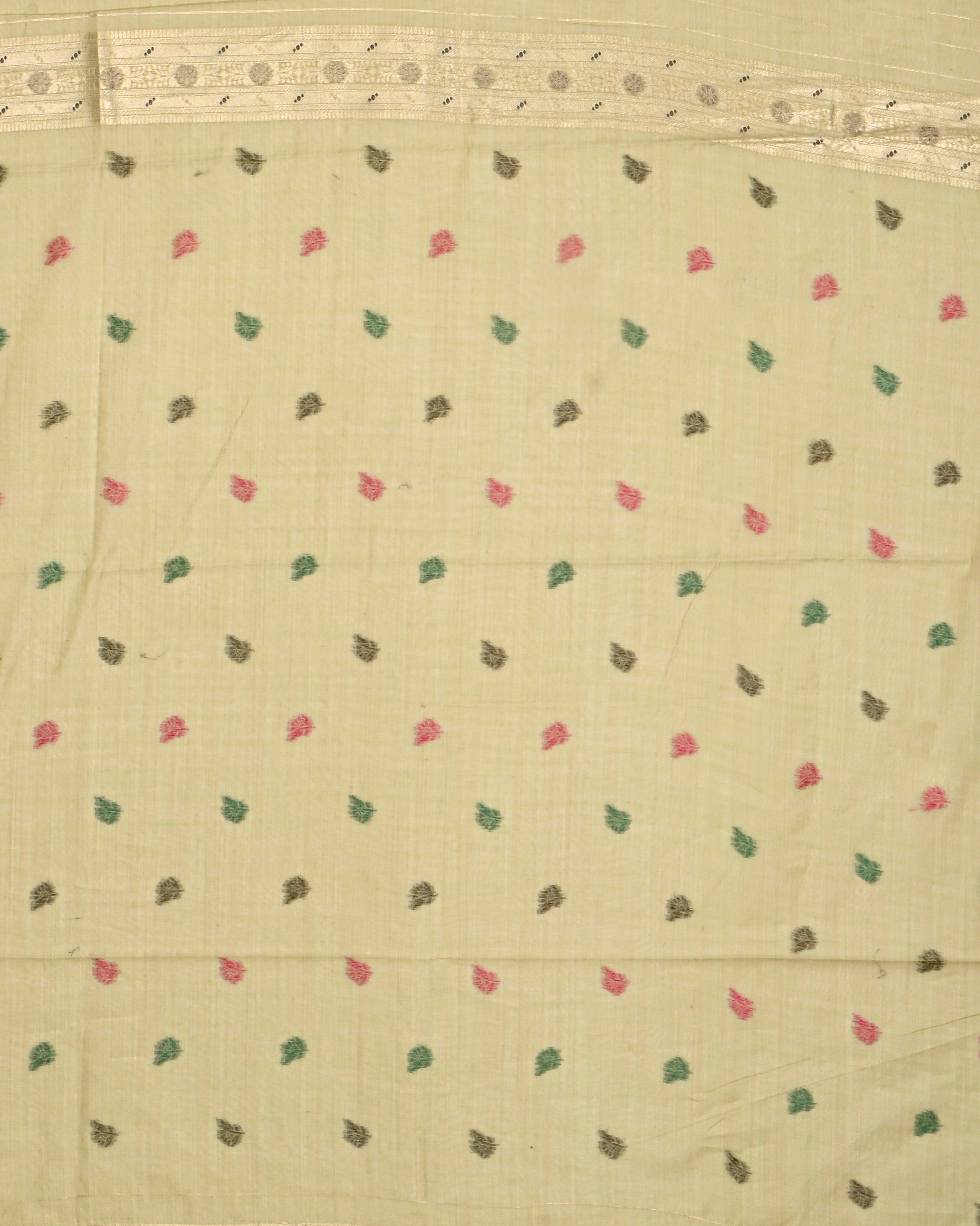 Green color Chanderi Saree