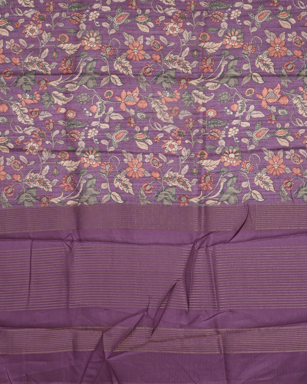 Purple color Silk Kota Saree