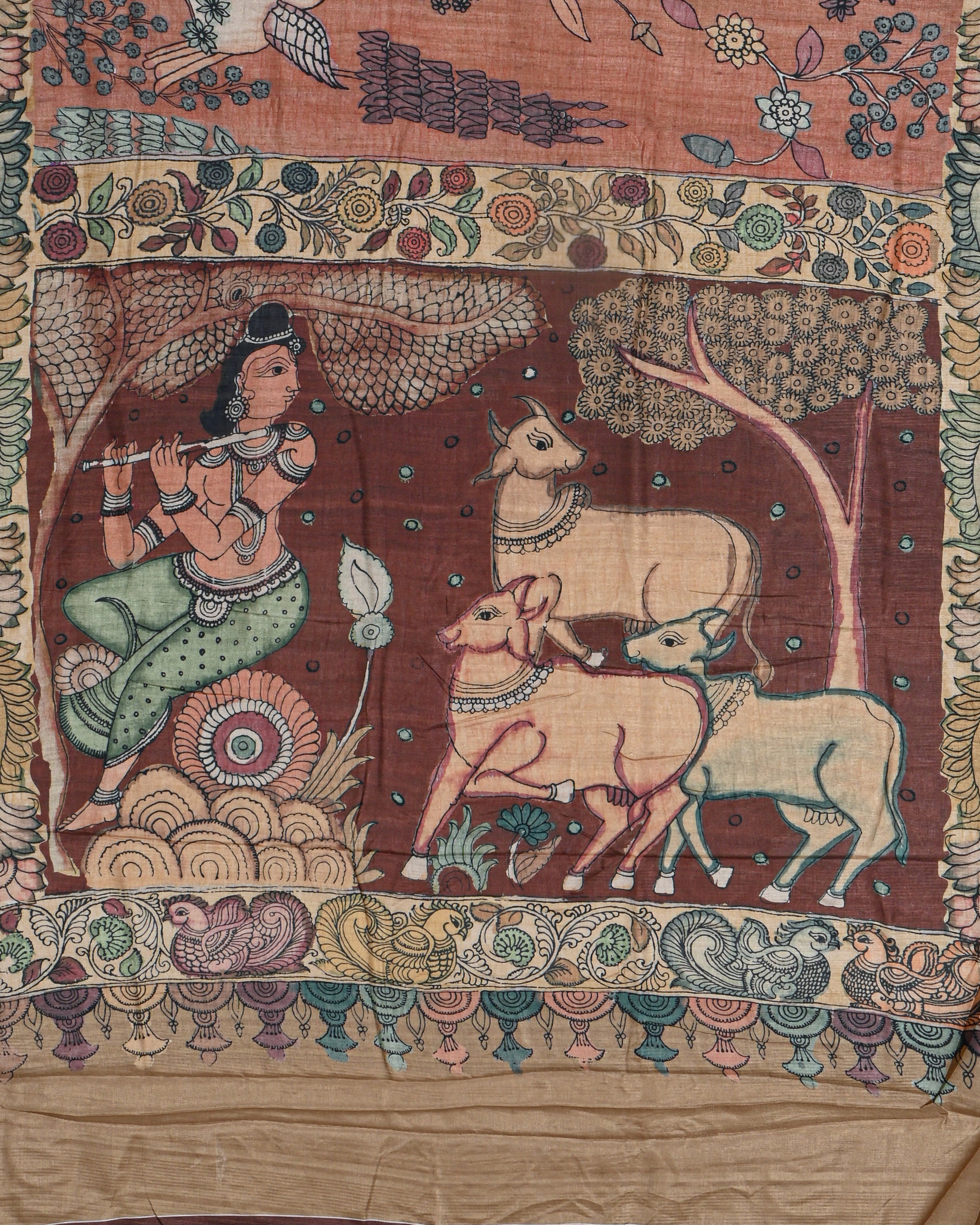 Multi color Silk Saree