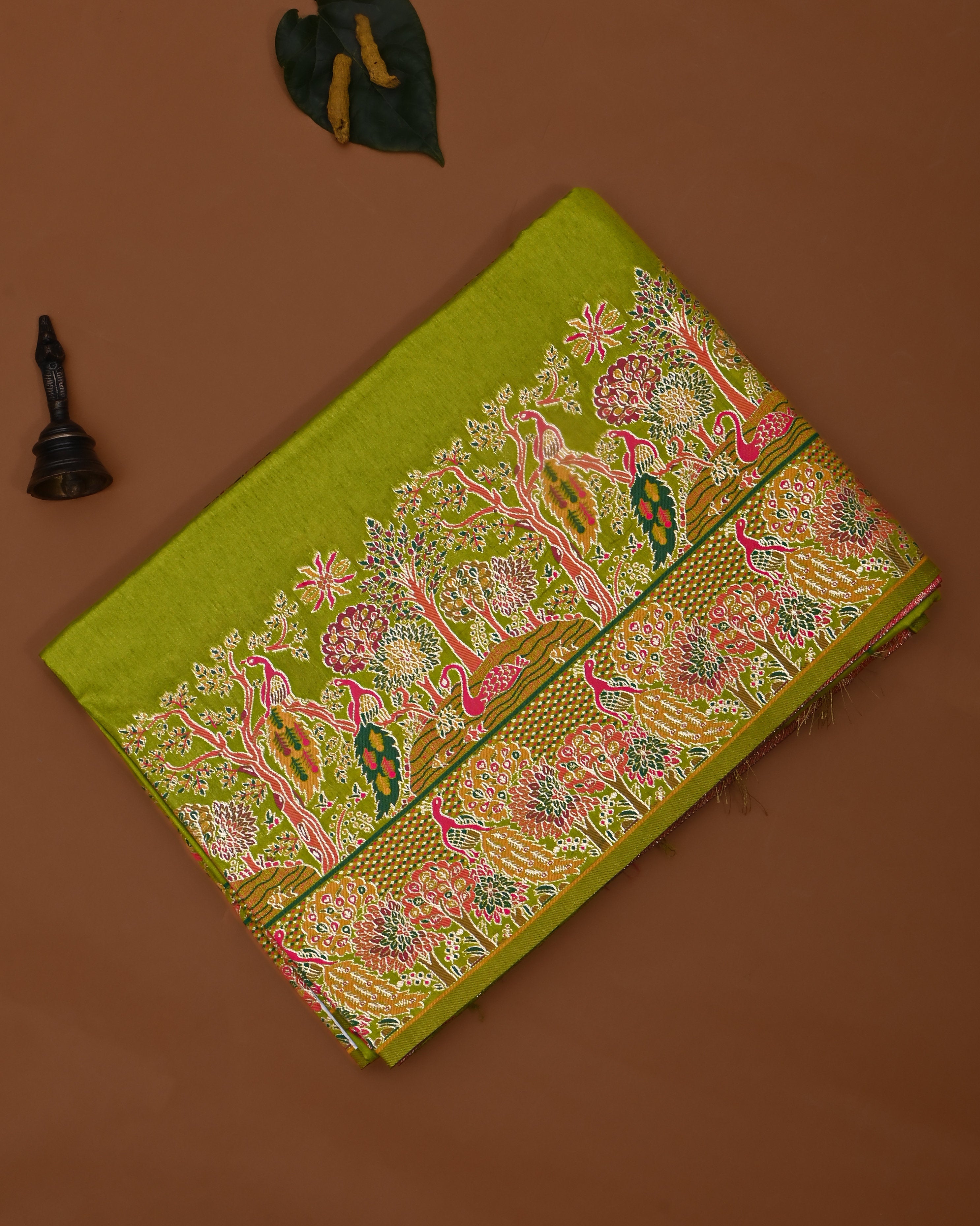 Green color Silk Saree