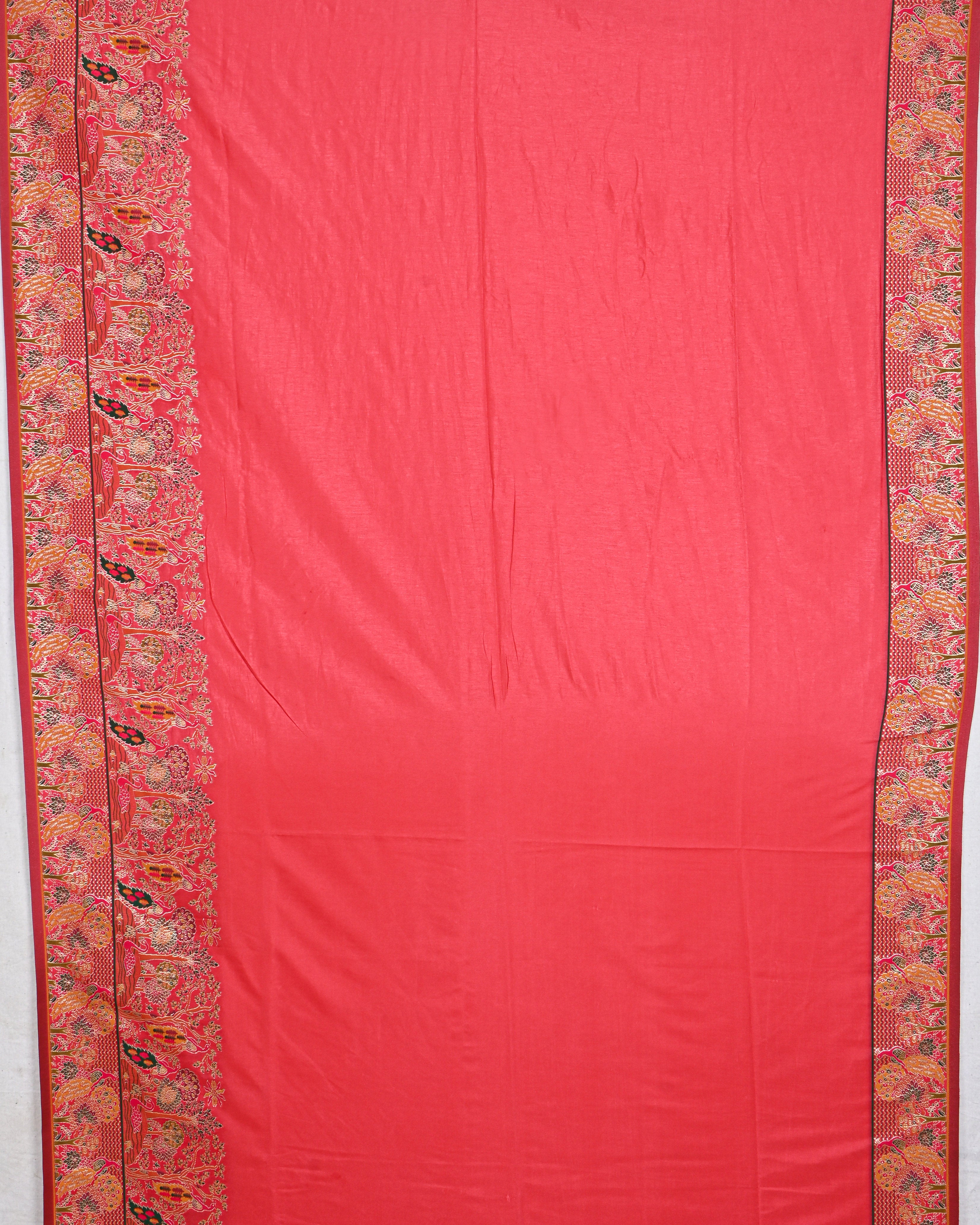 Pink color Silk Saree