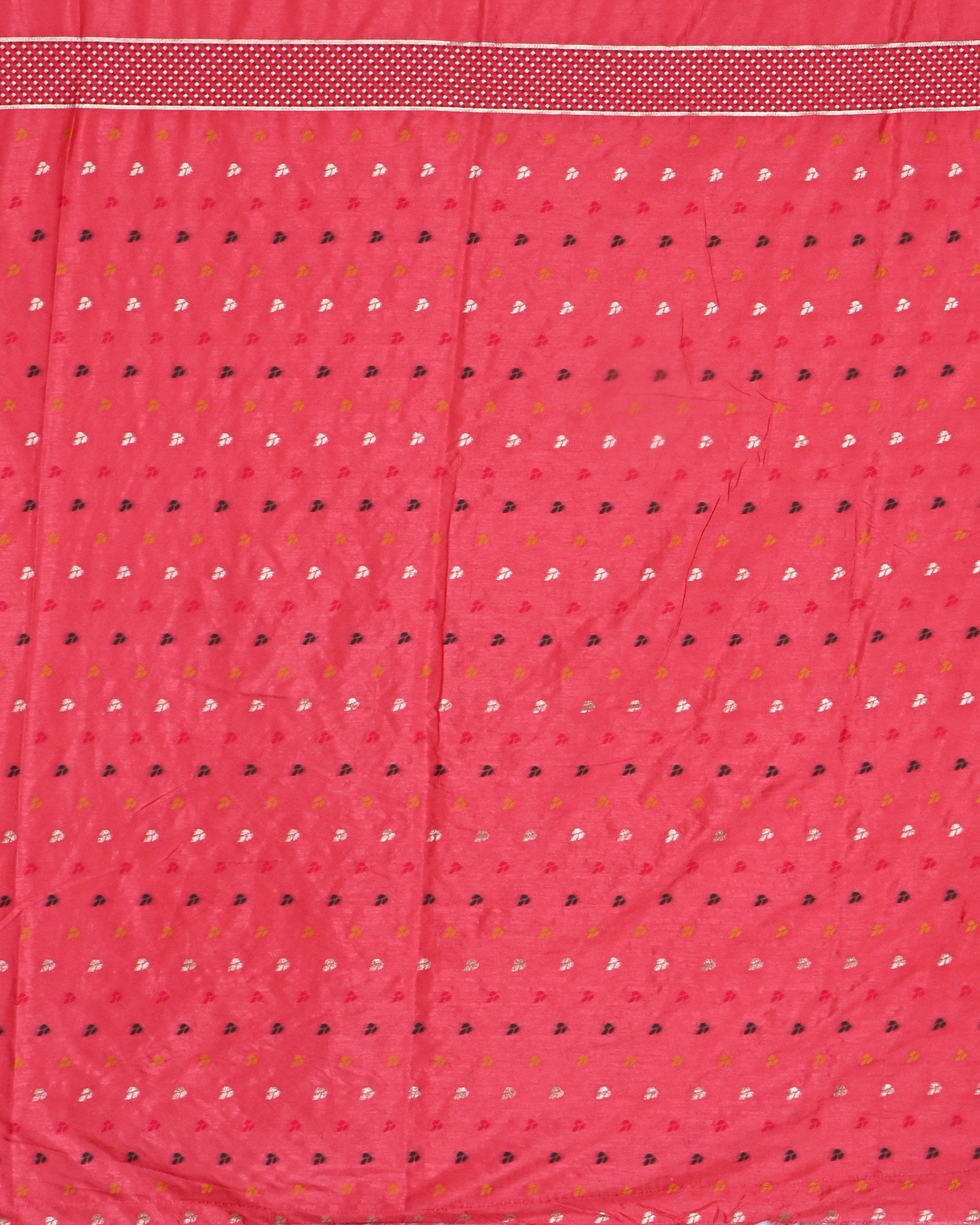 Pink color Silk Saree