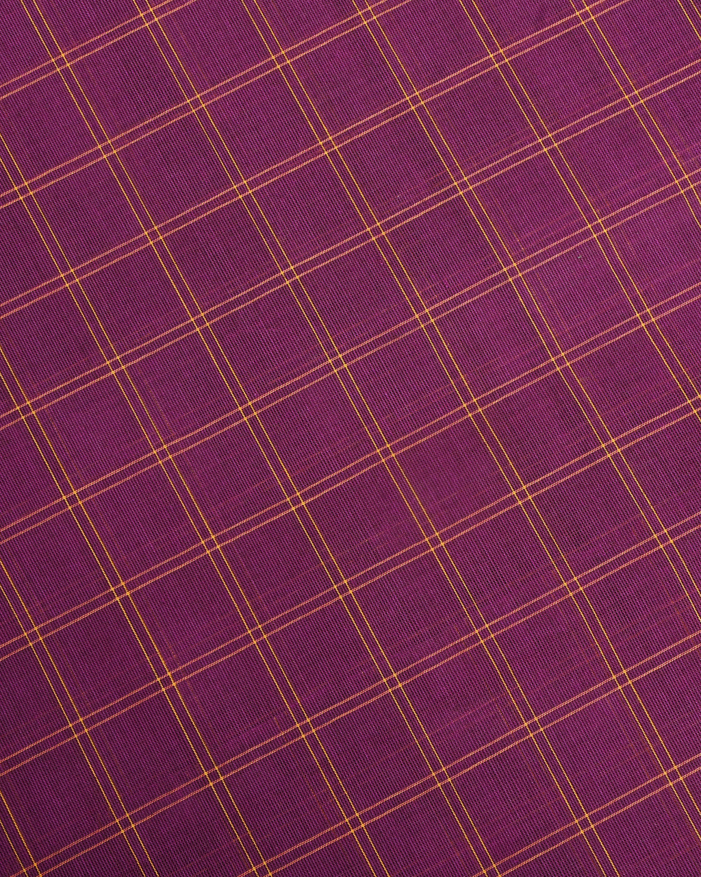 Purple Color Cotton Saree