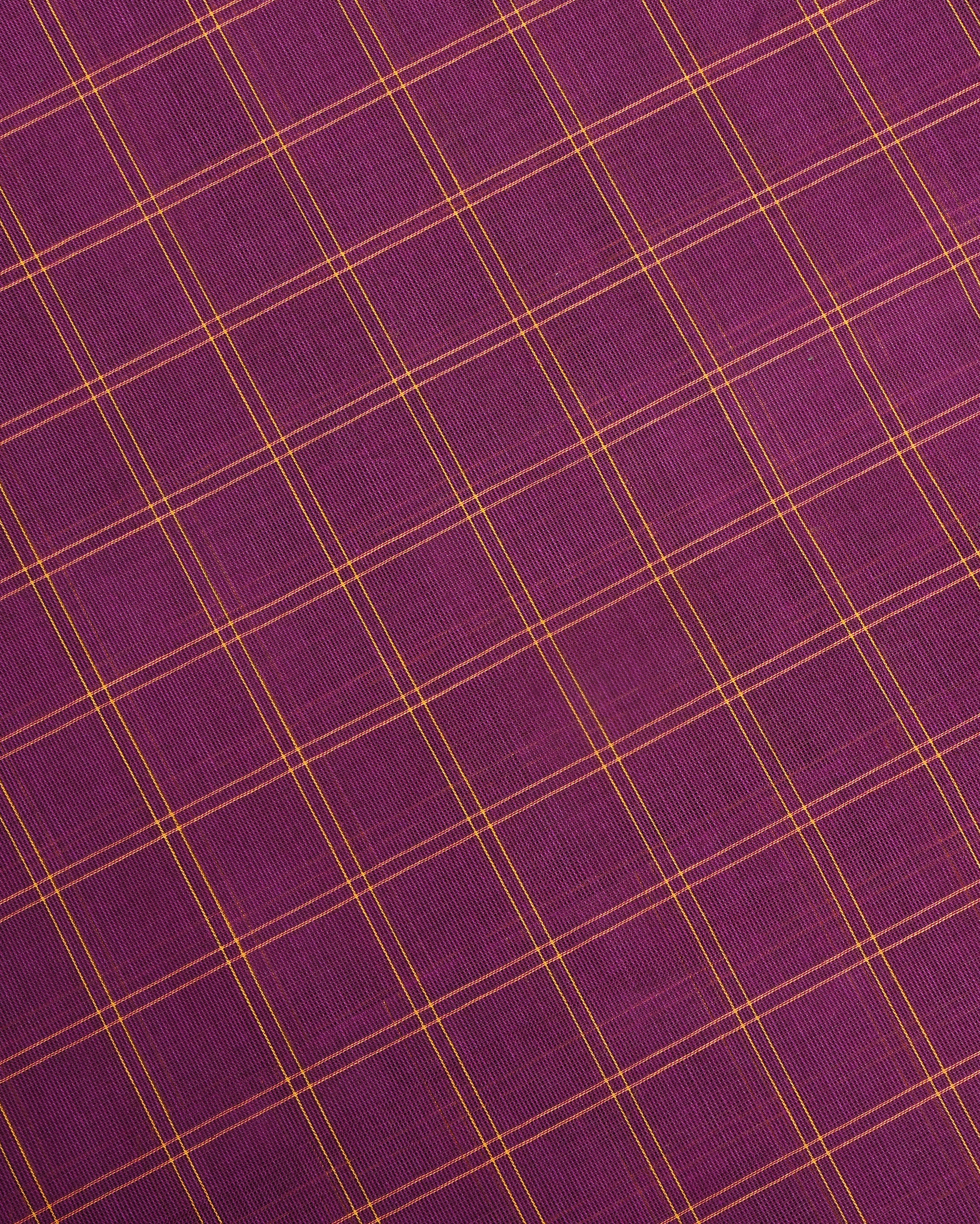 Purple Color Cotton Saree