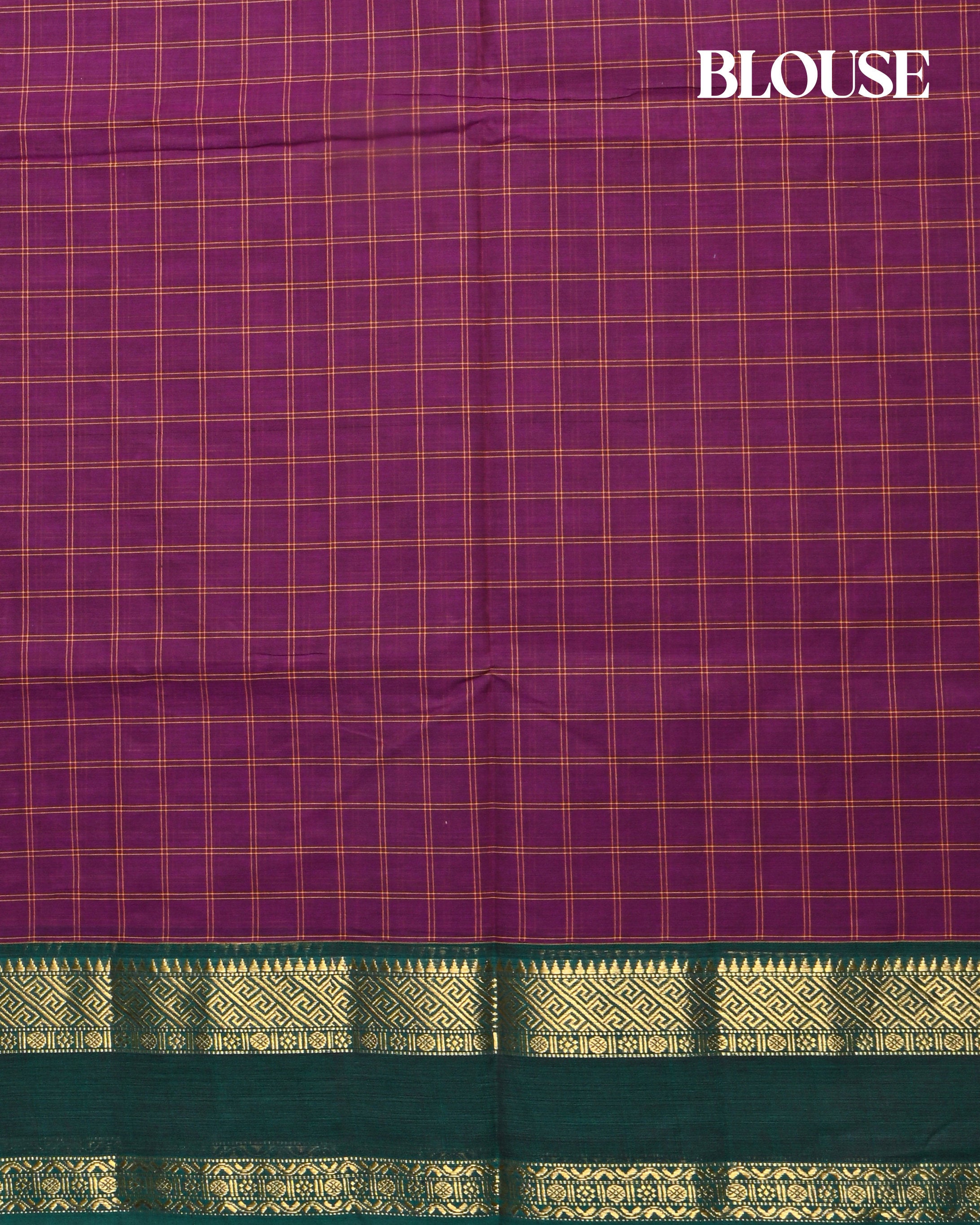 Purple Color Cotton Saree