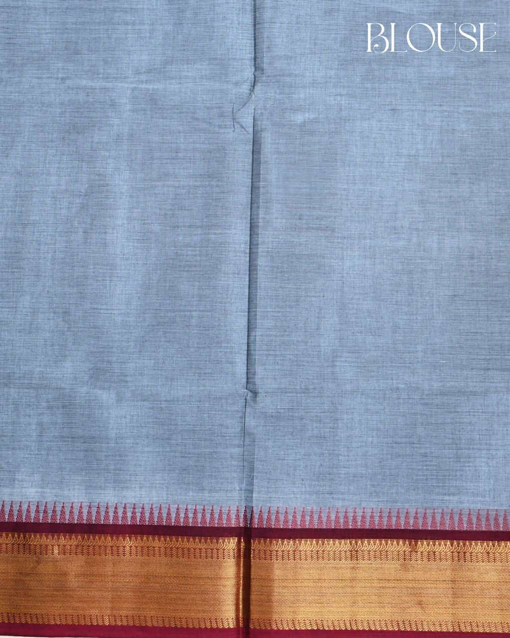 Grey Color Cotton Saree