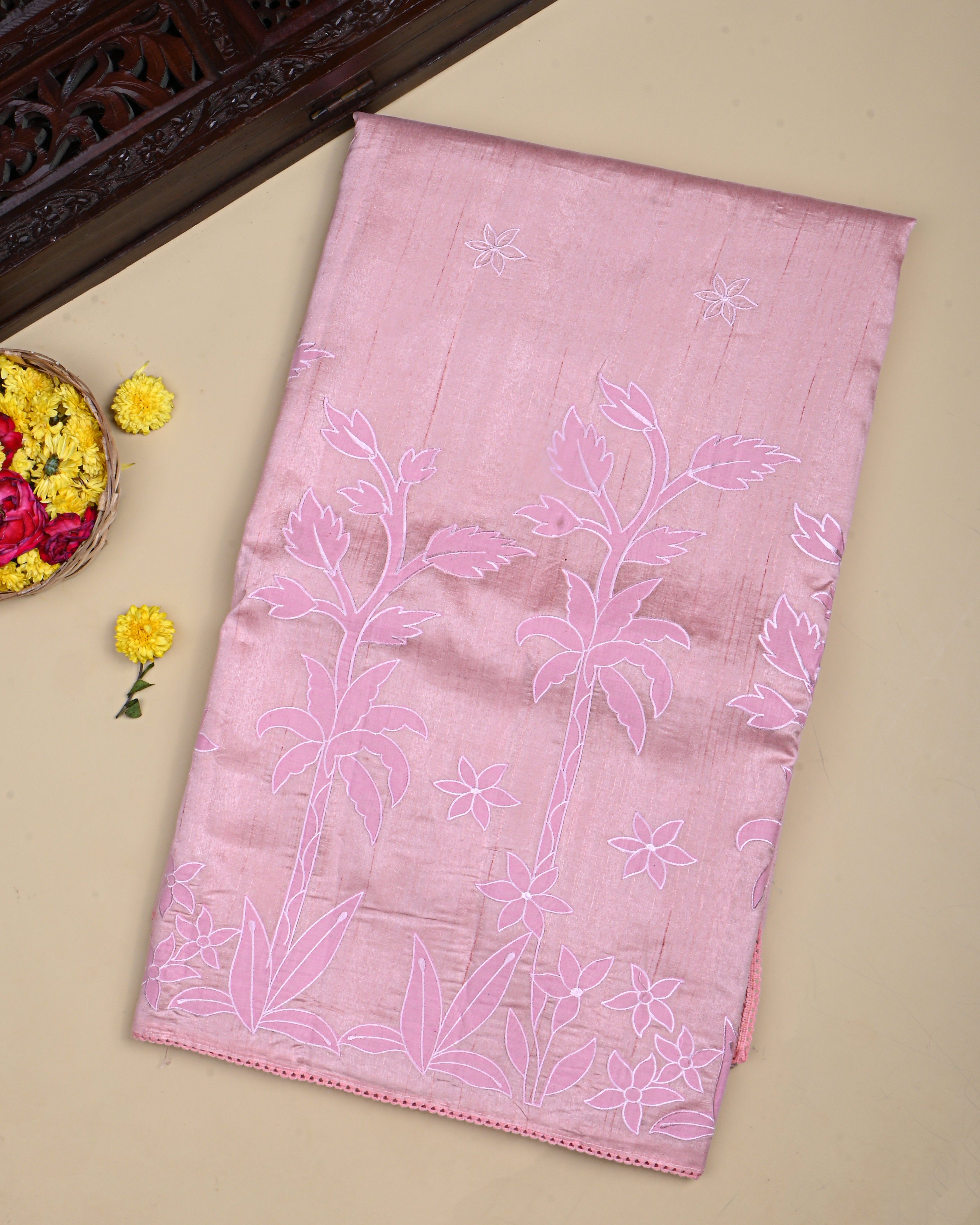 Pink Color Silk Saree