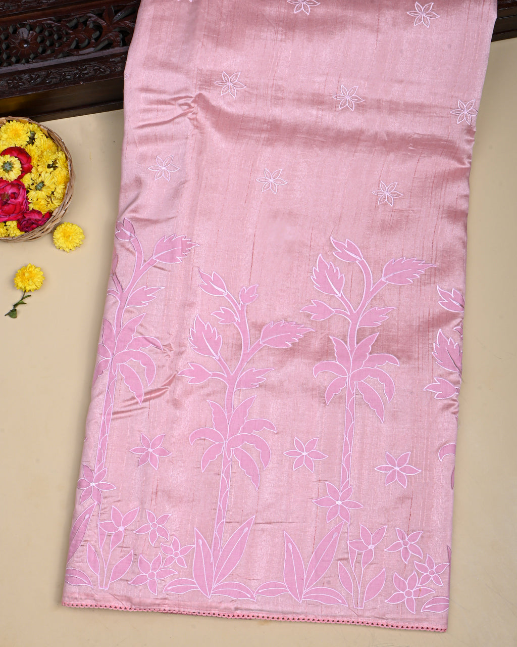 Pink Color Silk Saree