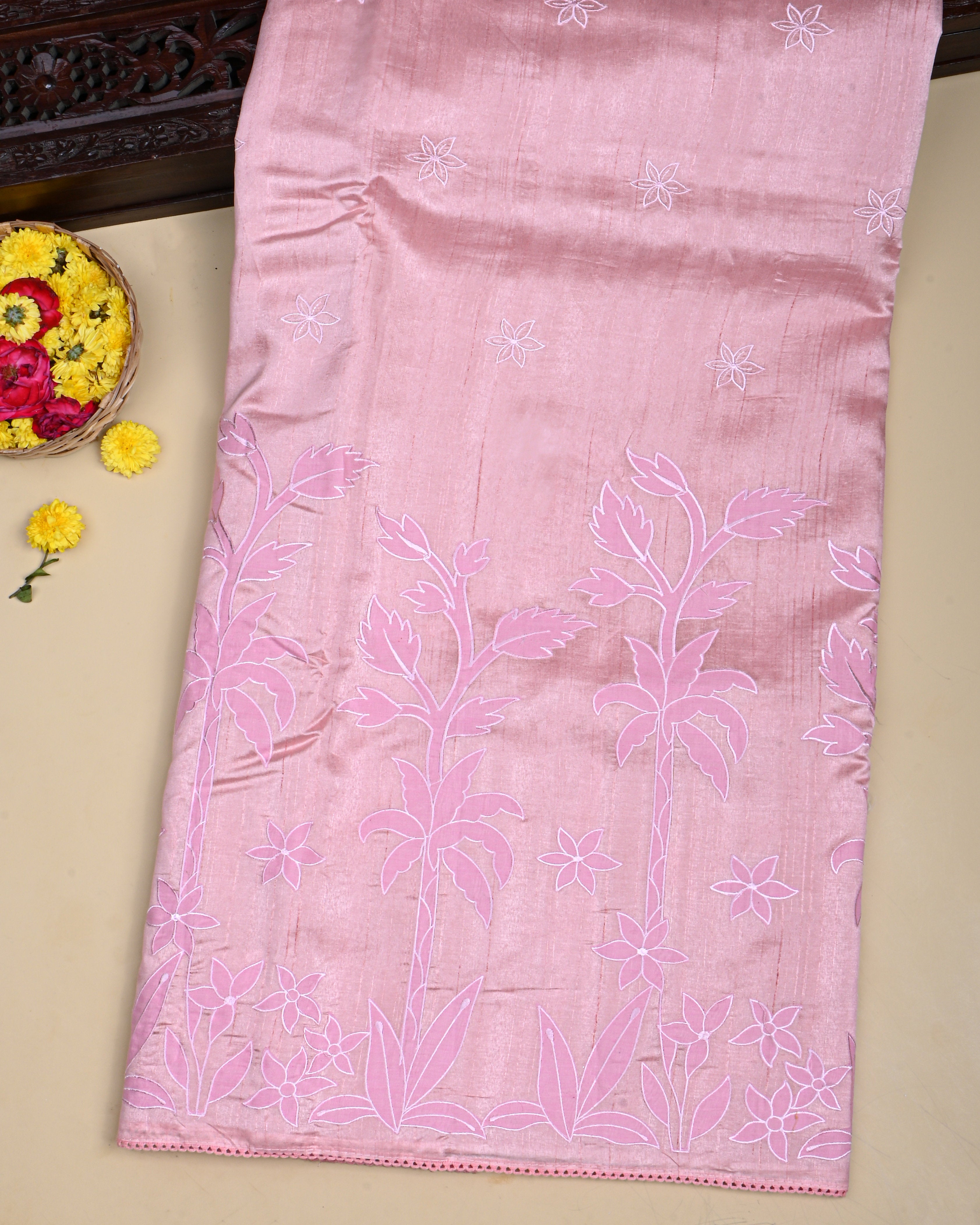 Pink Color Silk Saree