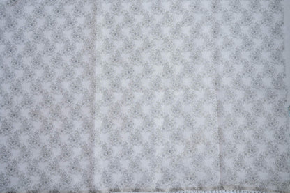 Gold Printed Embroidery Tissue Saree