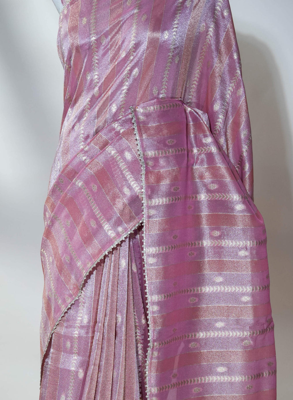 Multicolor Banarasi Tissue Saree