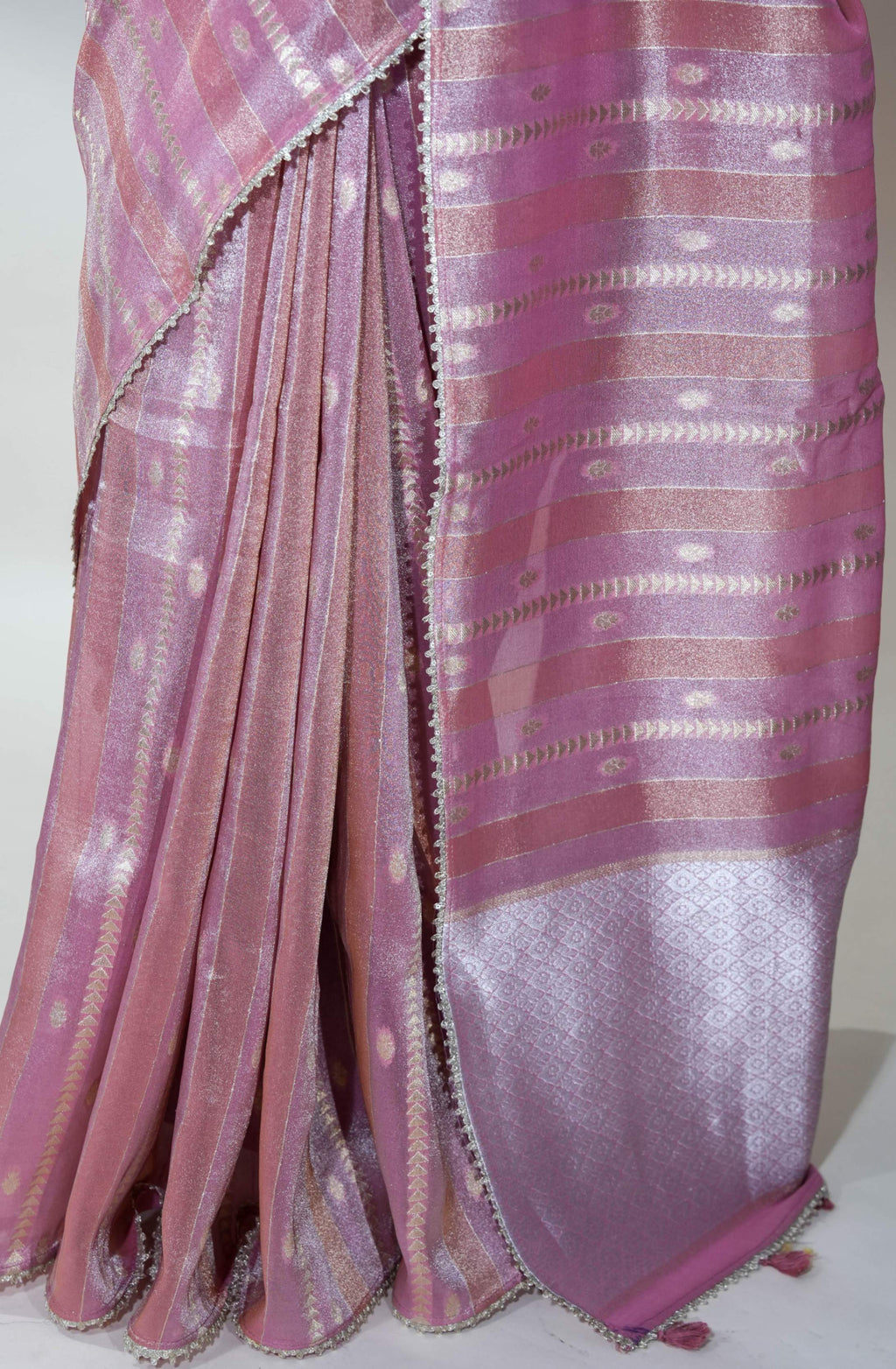 Multicolor Banarasi Tissue Saree